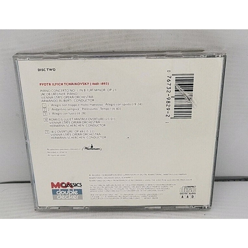 Tchaikovsky: Piano Concerto No 1 in B-Flat Minor Romeo Juliet CD