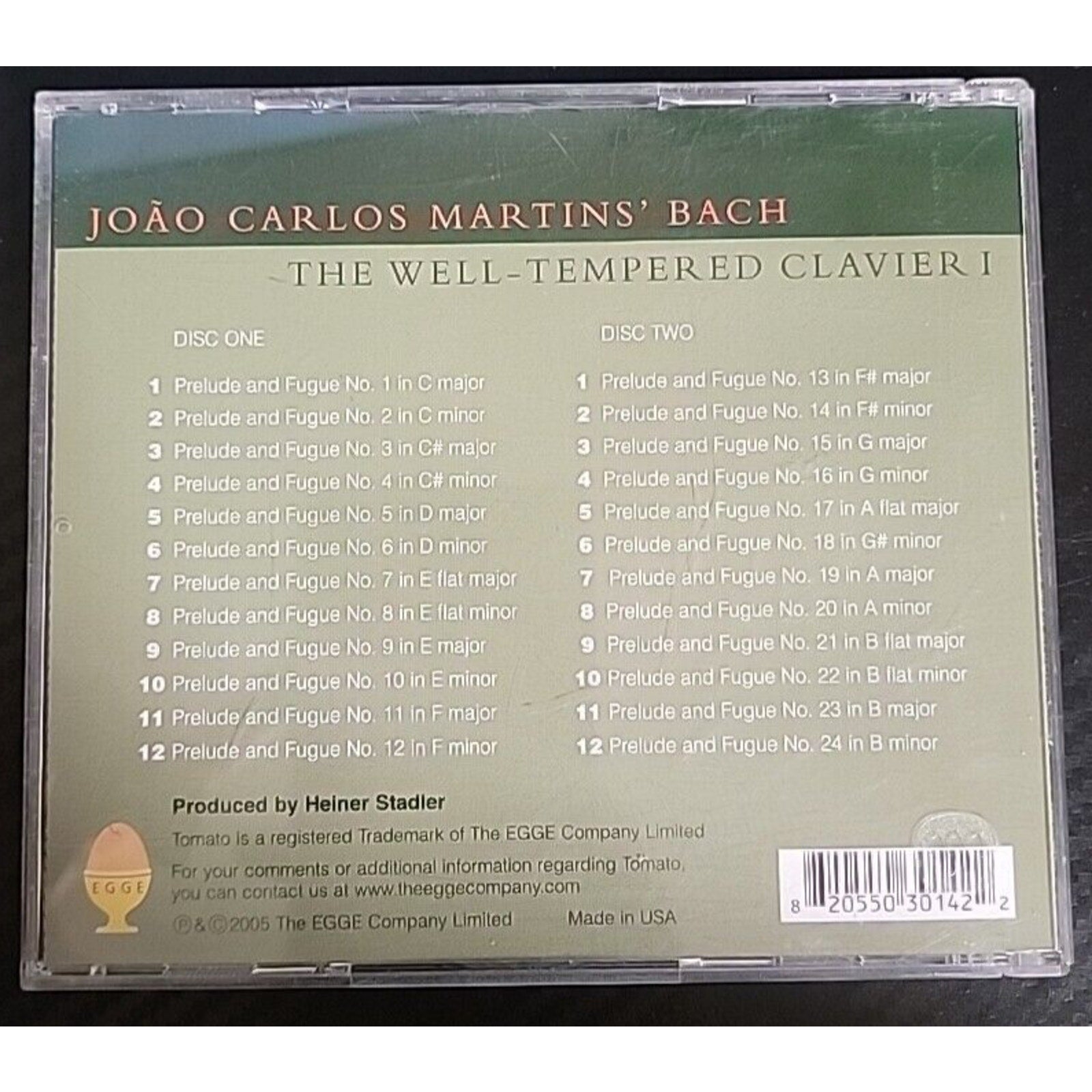 VARIOUS ARTISTS, Bach: Well-Tempered Clavier, (CD)