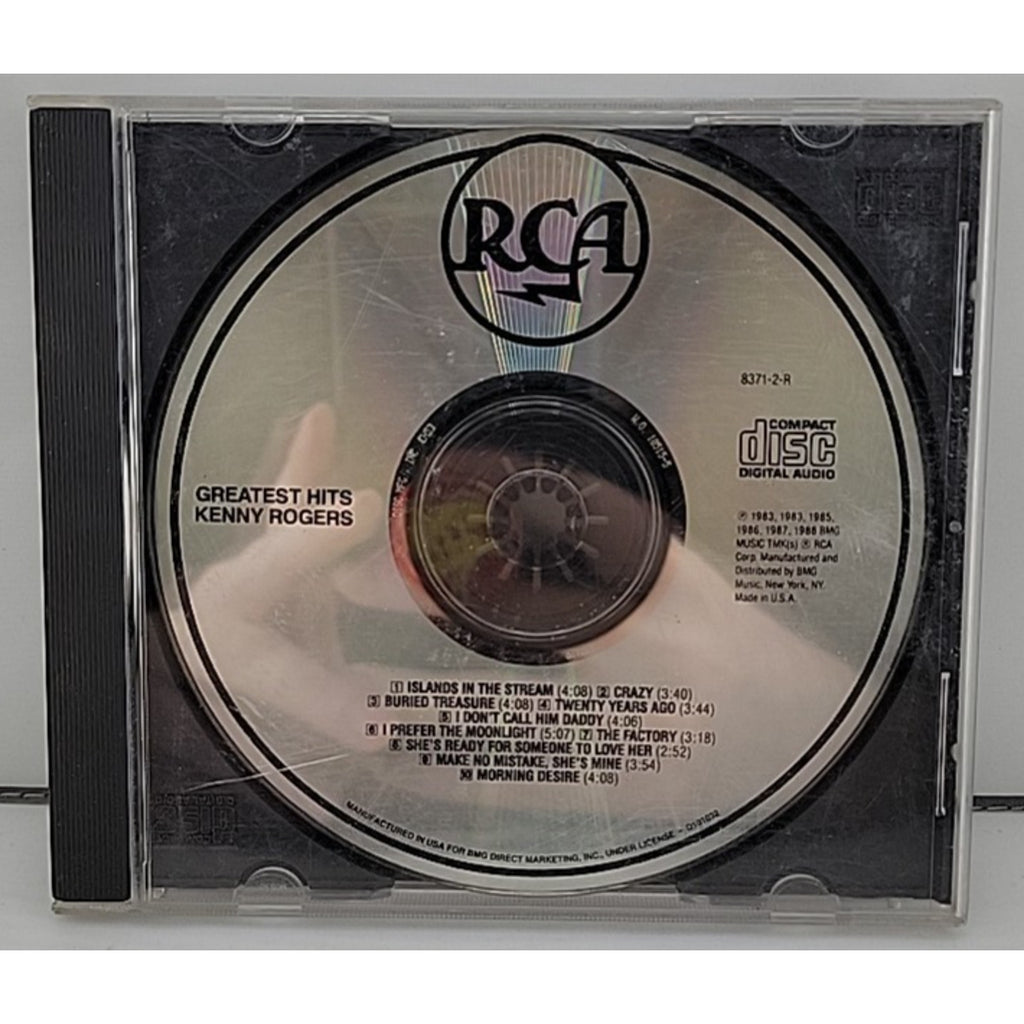 Greatest Hits [RCA] by Kenny Rogers (CD, Dec-1988, RCA) *CD ONLY*