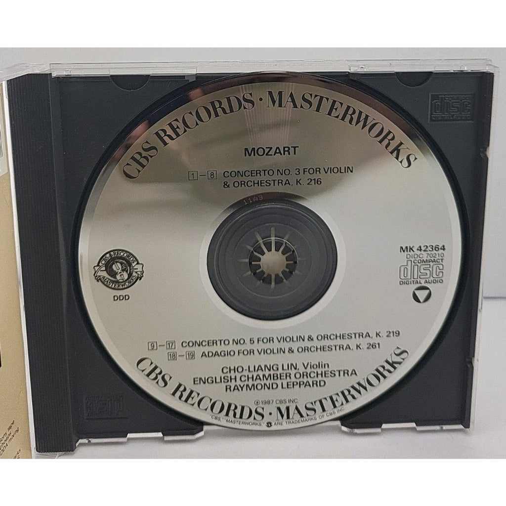 Violin Concerto Nos 3 & 5 by W.A. Mozart (CD, 1990)