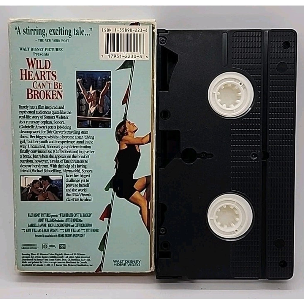 Wild Hearts Cant Be Broken (VHS, 1998)
