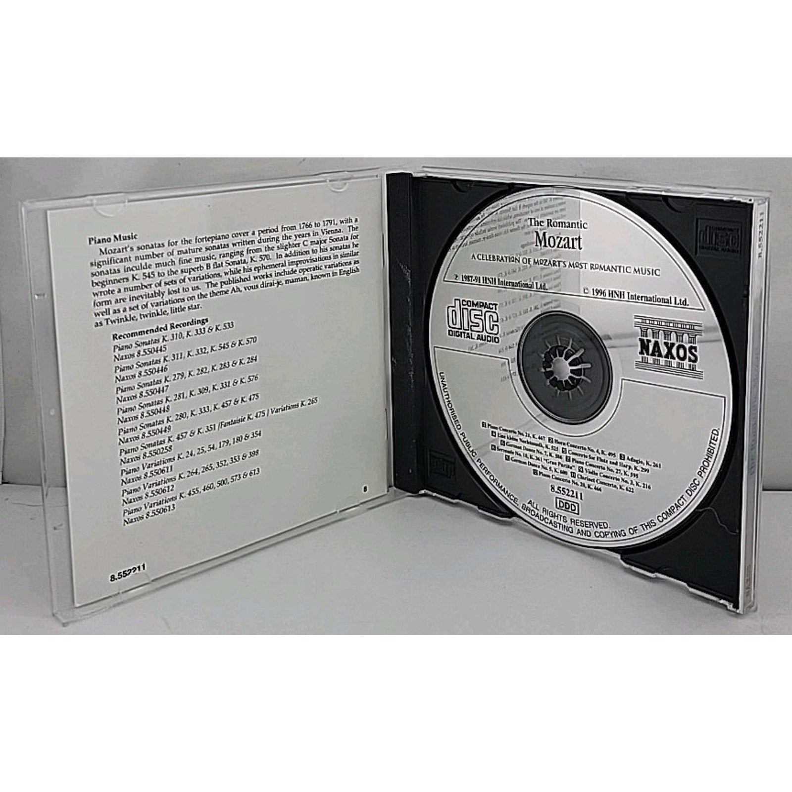 Romantic Mozart by Mozart (CD, 2006)