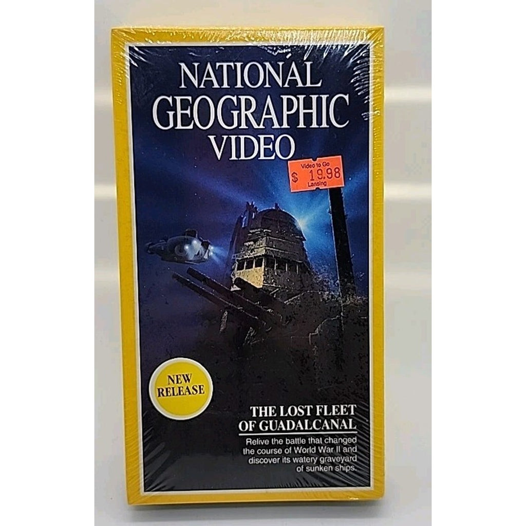 National Geographic Video - The Lost Fleet of Guadalcanal (VHS, 1993)*Brand New*