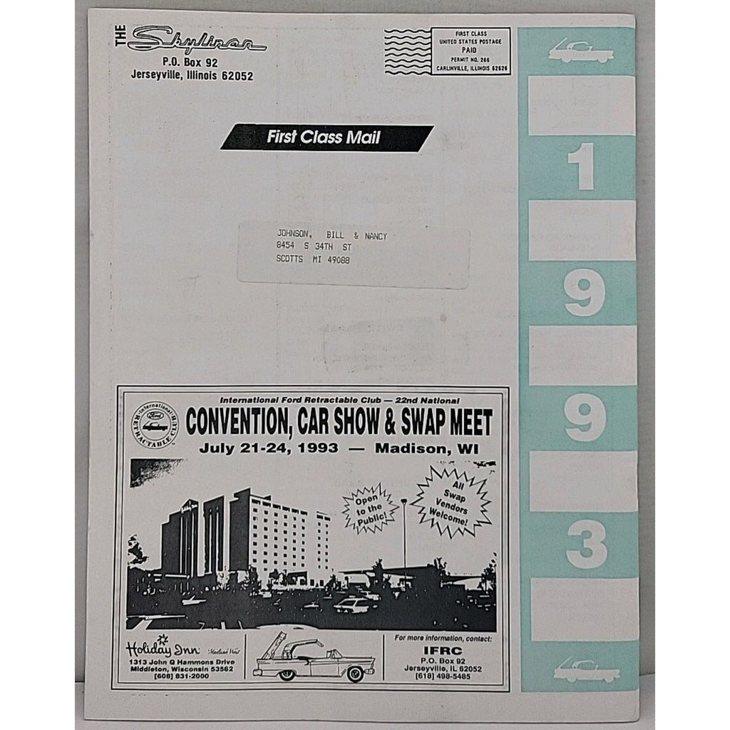 International Ford Retractable Club - 1993 Roster