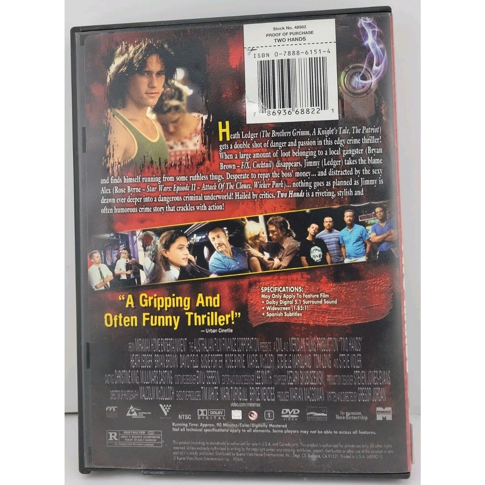 Two Hands (DVD, 2005)