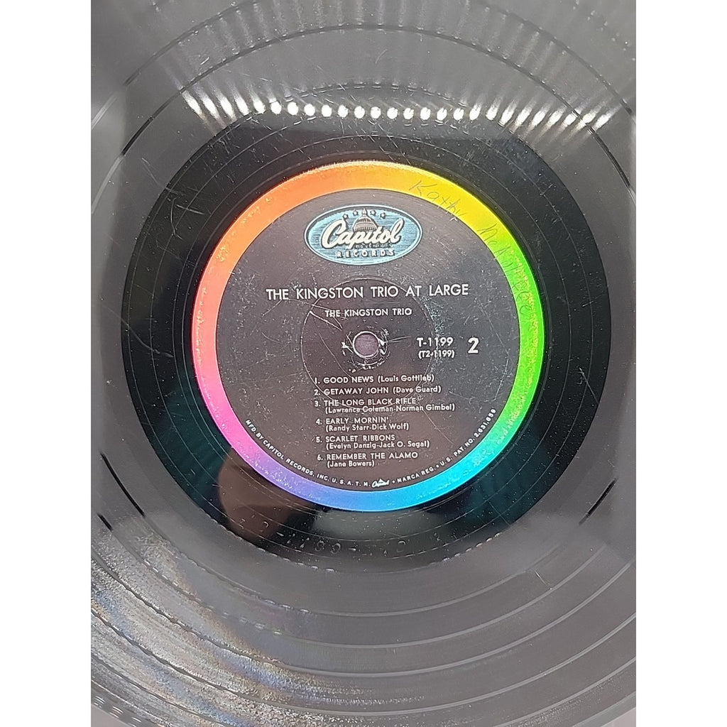 The Kingston Trio - At Large - Capitol Records T-1199 1959 (Record)