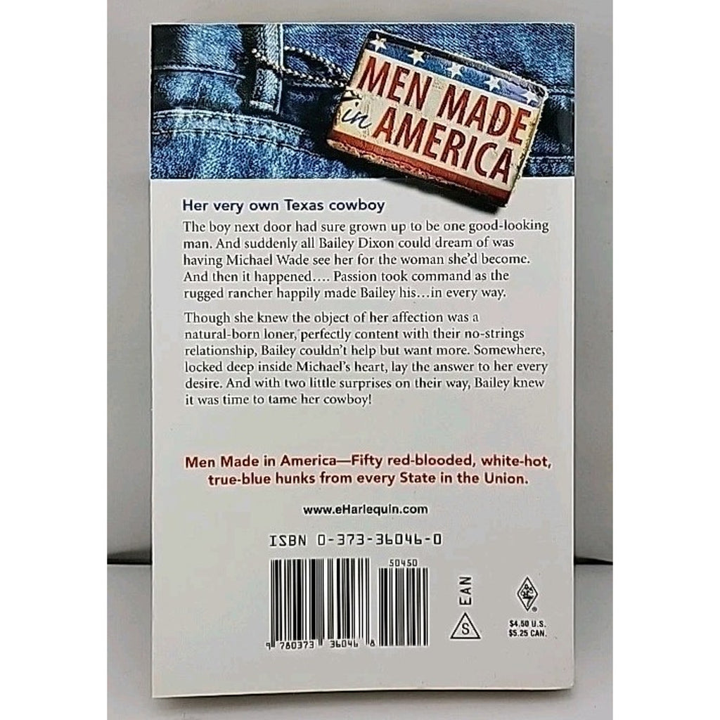 Cowboy Be Mine Tina Leonard Men Made in America Texas Paperback Romance