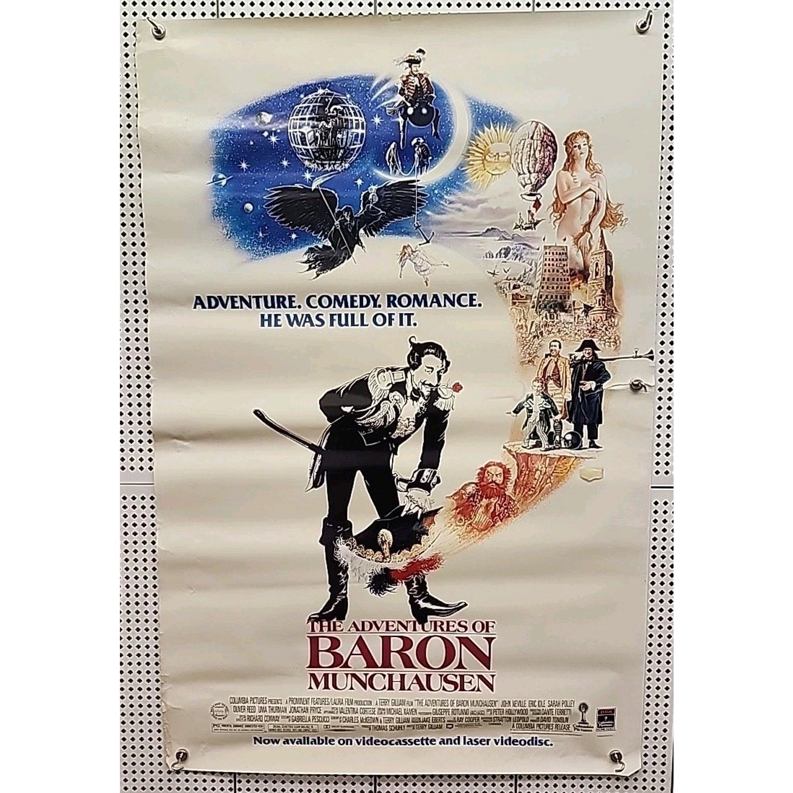 The Adventures Of Baron Munchausen Movie Poster 27x40