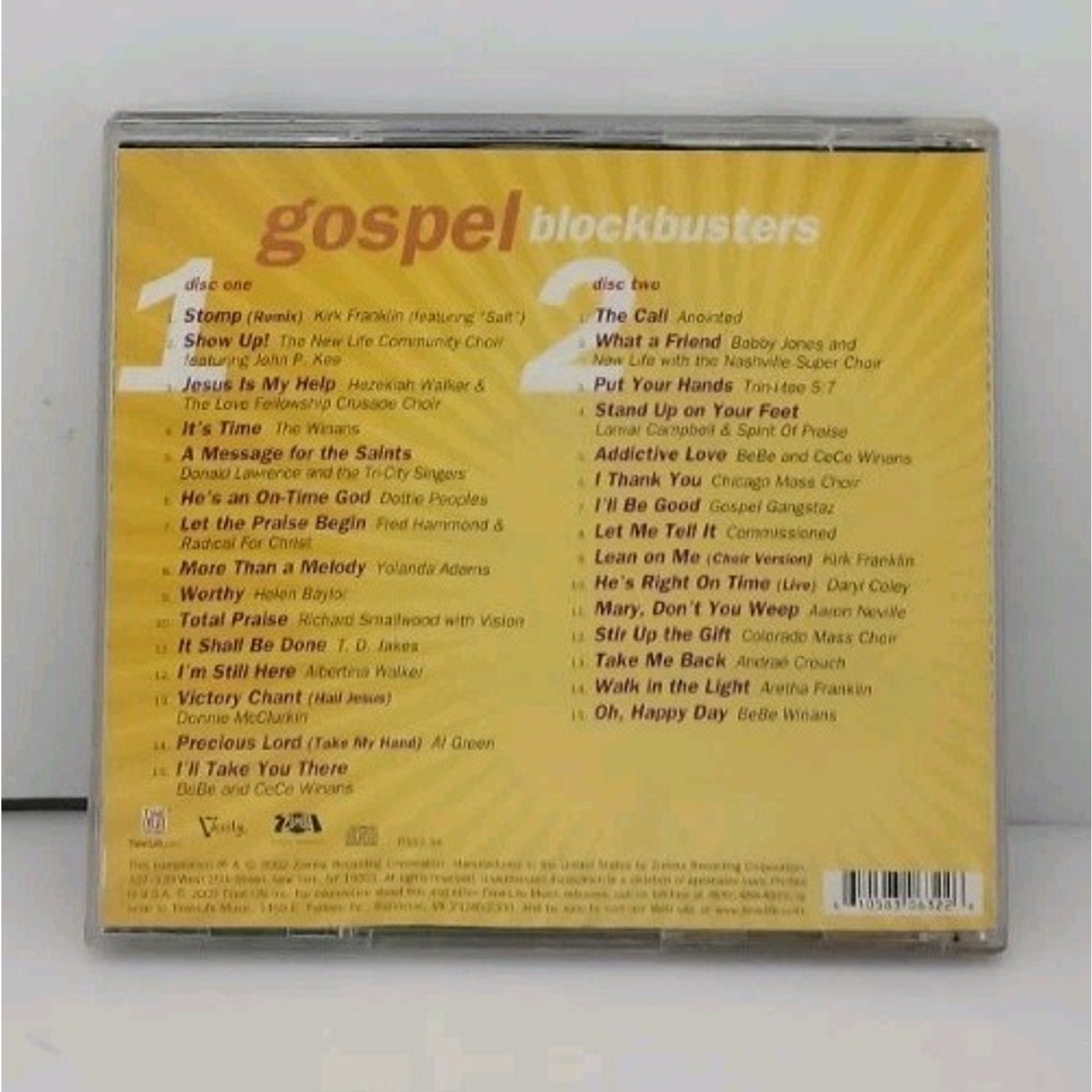 Gospel Blockbusters 2 Discs Music CD Compilation