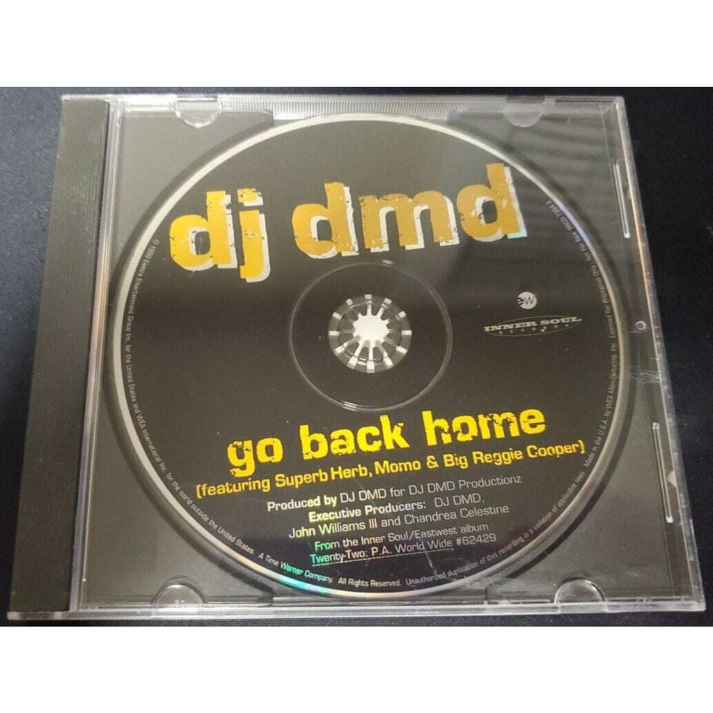 DJ DMD Go Back Home w/ RARE RADIO EDIT & AUDIO BIO PROMO DJ CD Single 1999