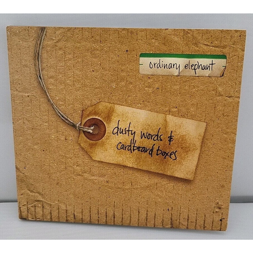 Dusty Words & Cardboard Boxes [Digipak] by Ordinary Elephant (CD, 2013, Bean...