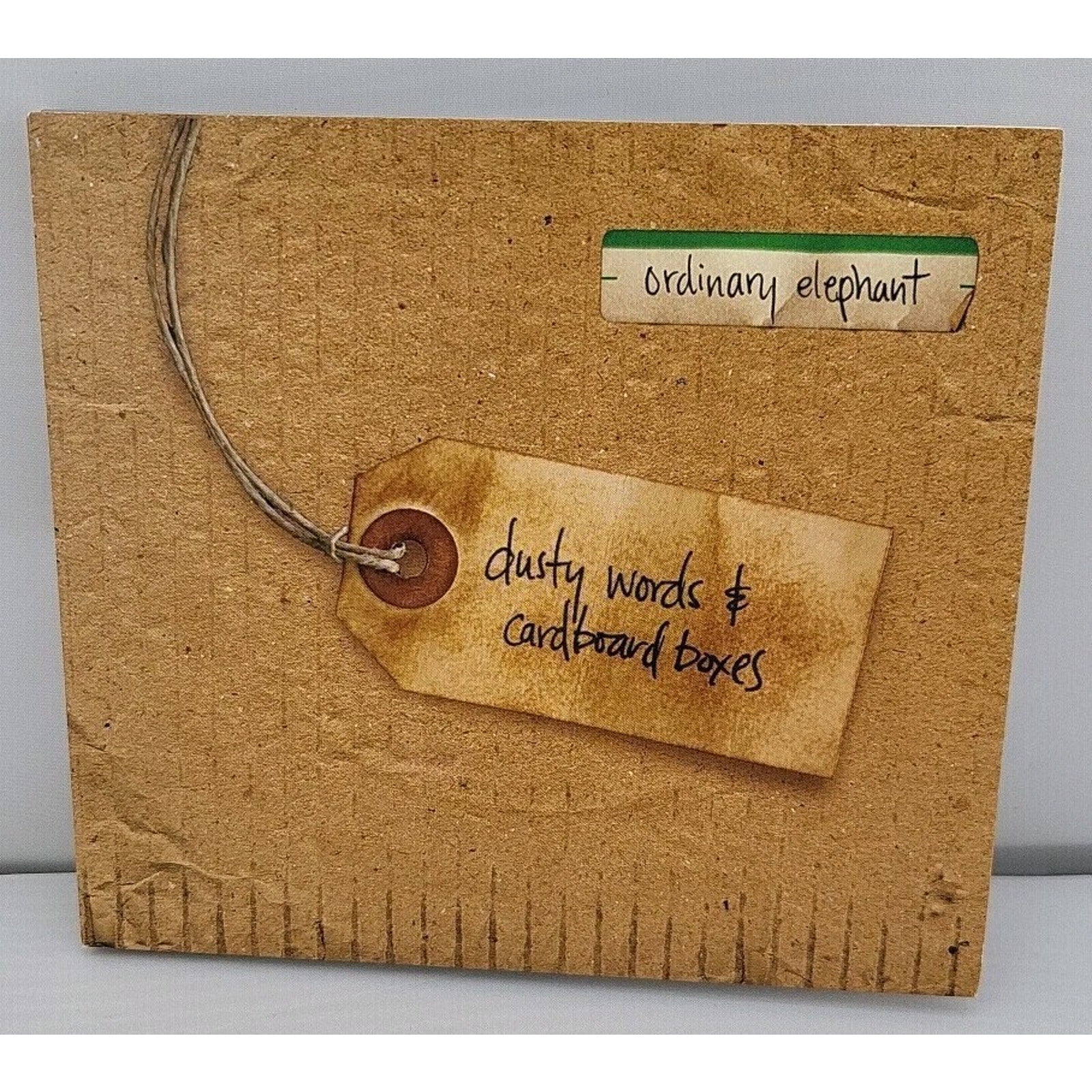 Dusty Words & Cardboard Boxes [Digipak] by Ordinary Elephant (CD, 2013, Bean...