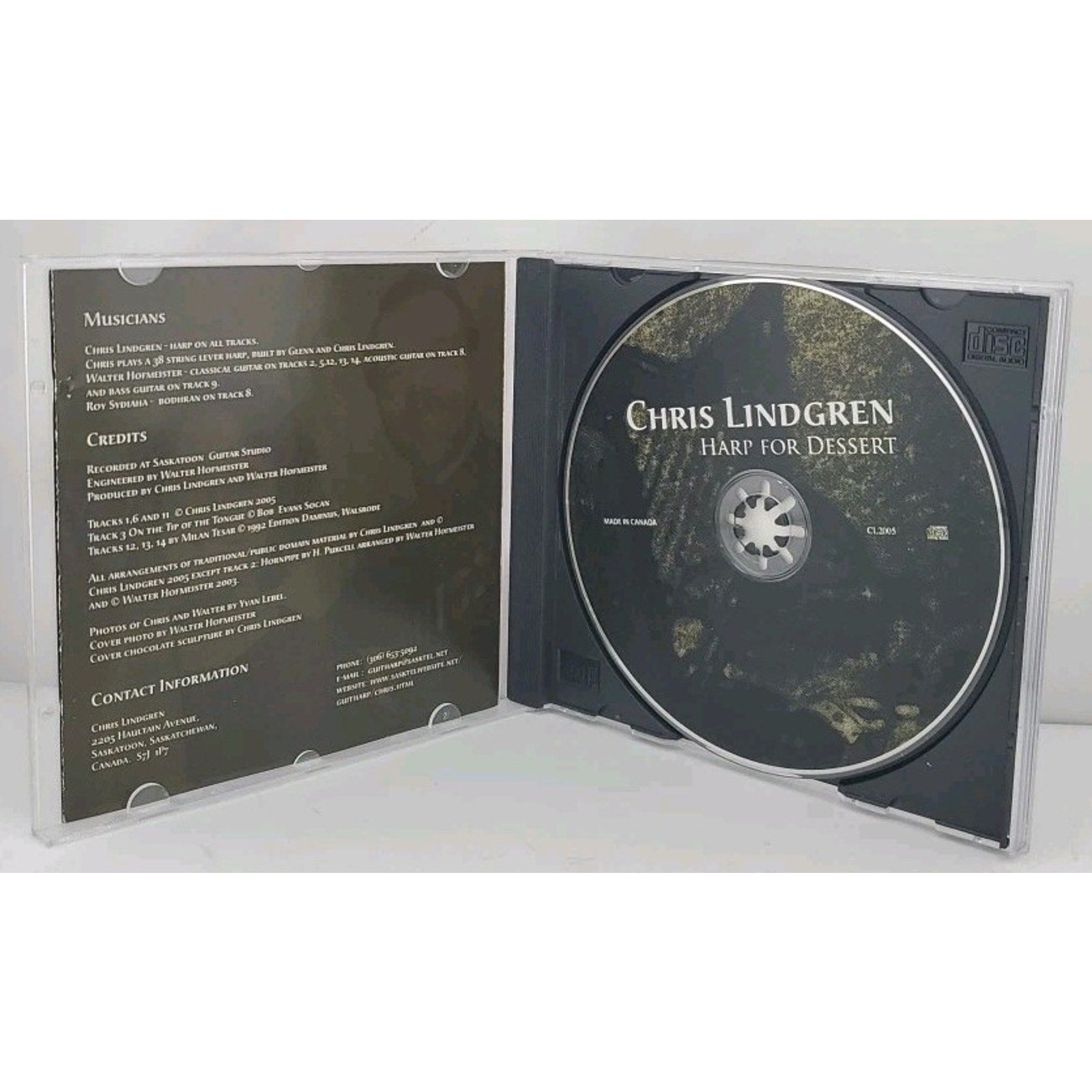 Chris Lindgren - Harp For Dessert CD