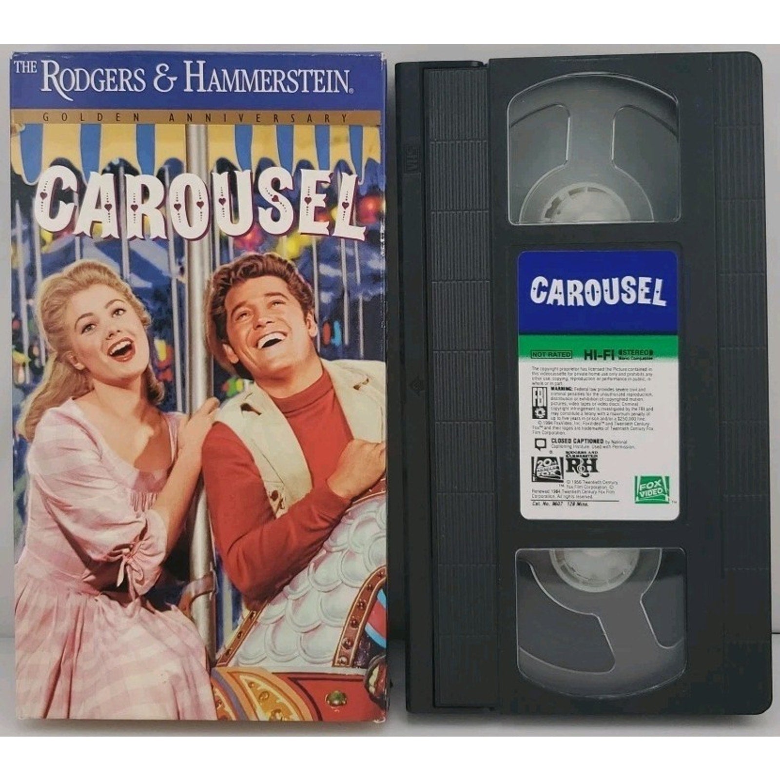 Carousel VHS Musical 1956 1994 Release Shirley Jones Roger & Hammerstein