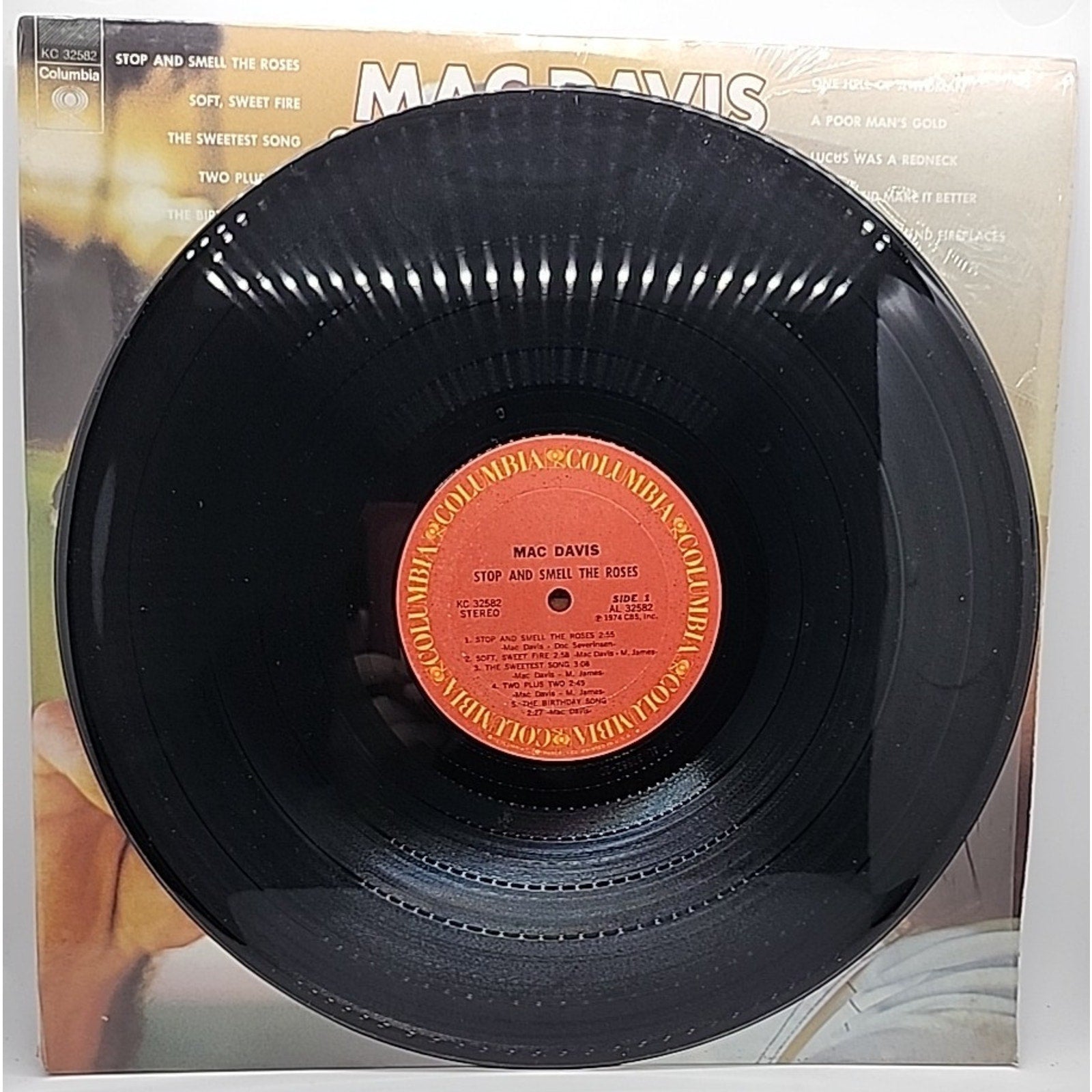 Mac Davis Stop And Smell The Roses (Record)