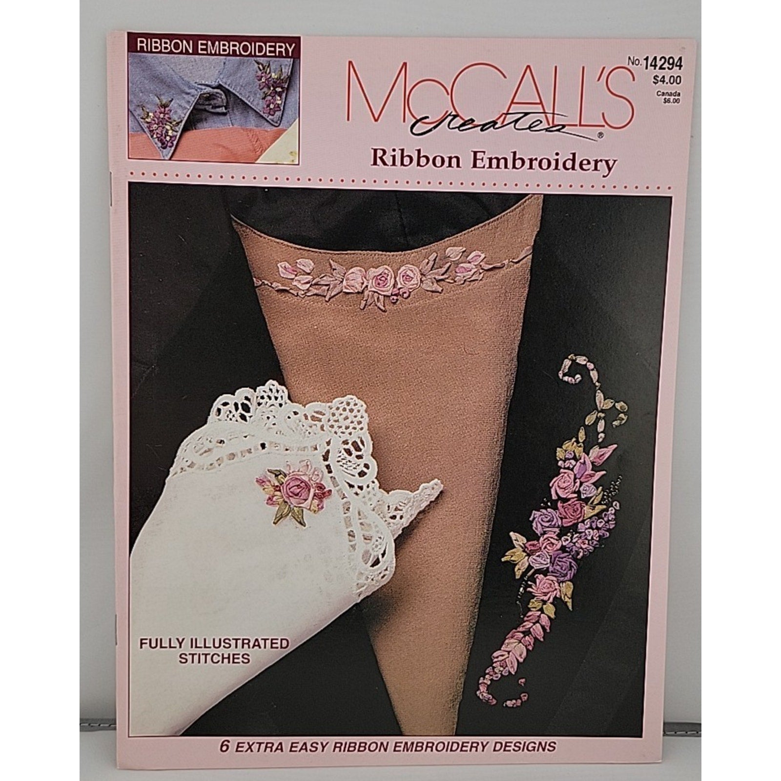 McCall's Creates Ribbon Embroidery Booklet No. 14294