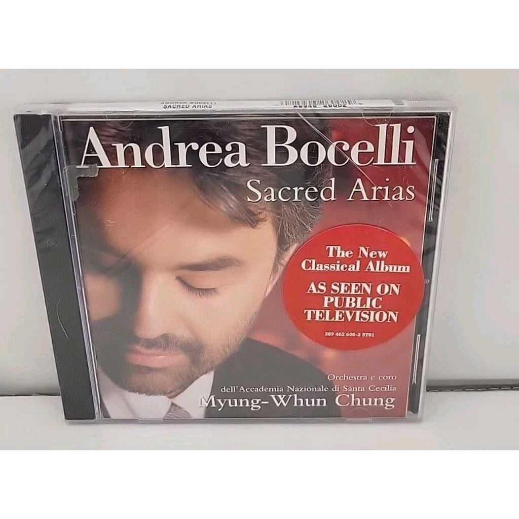 Sacred Arias by Bocelli, Andrea (CD, 1999) *Brand New*