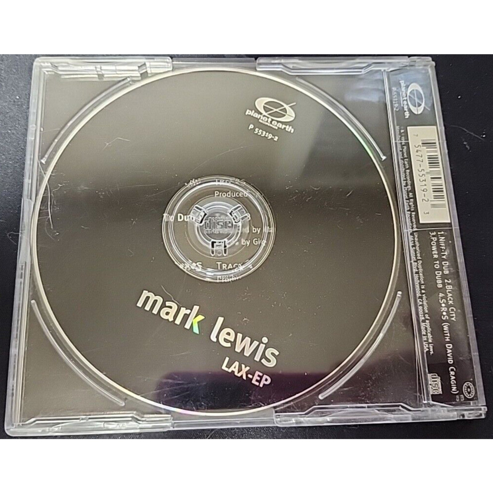 Lax [EP] [EP] by Mark Lewis (CD, Apr-1994, Planet Earth Recordings)