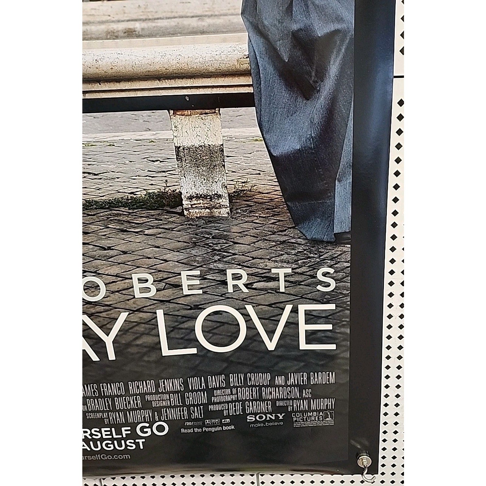 Eat Pray Love Original 27x40 D/S Movie Poster 2010