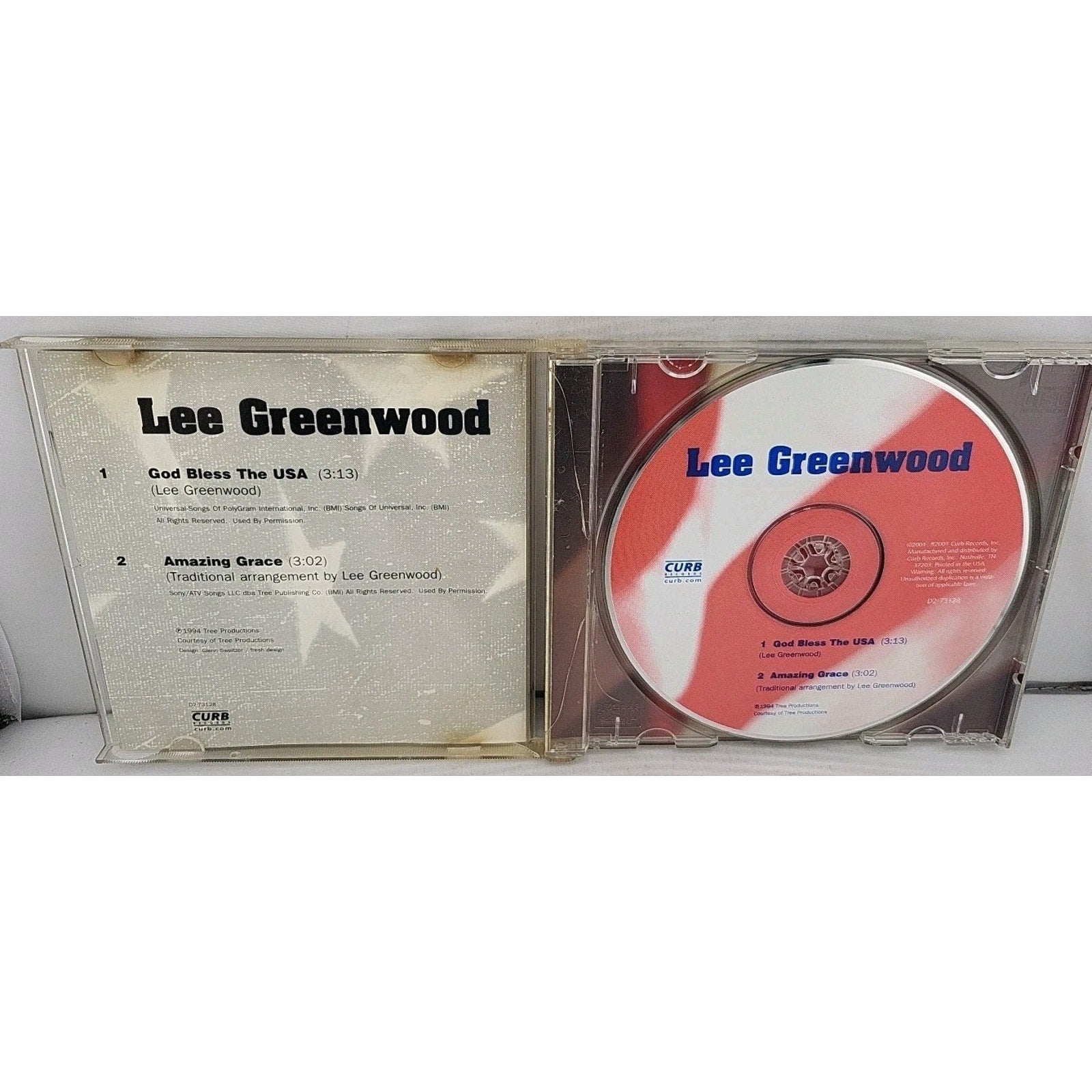 God Bless the USA by Lee Greenwood (CD Single, 2001)