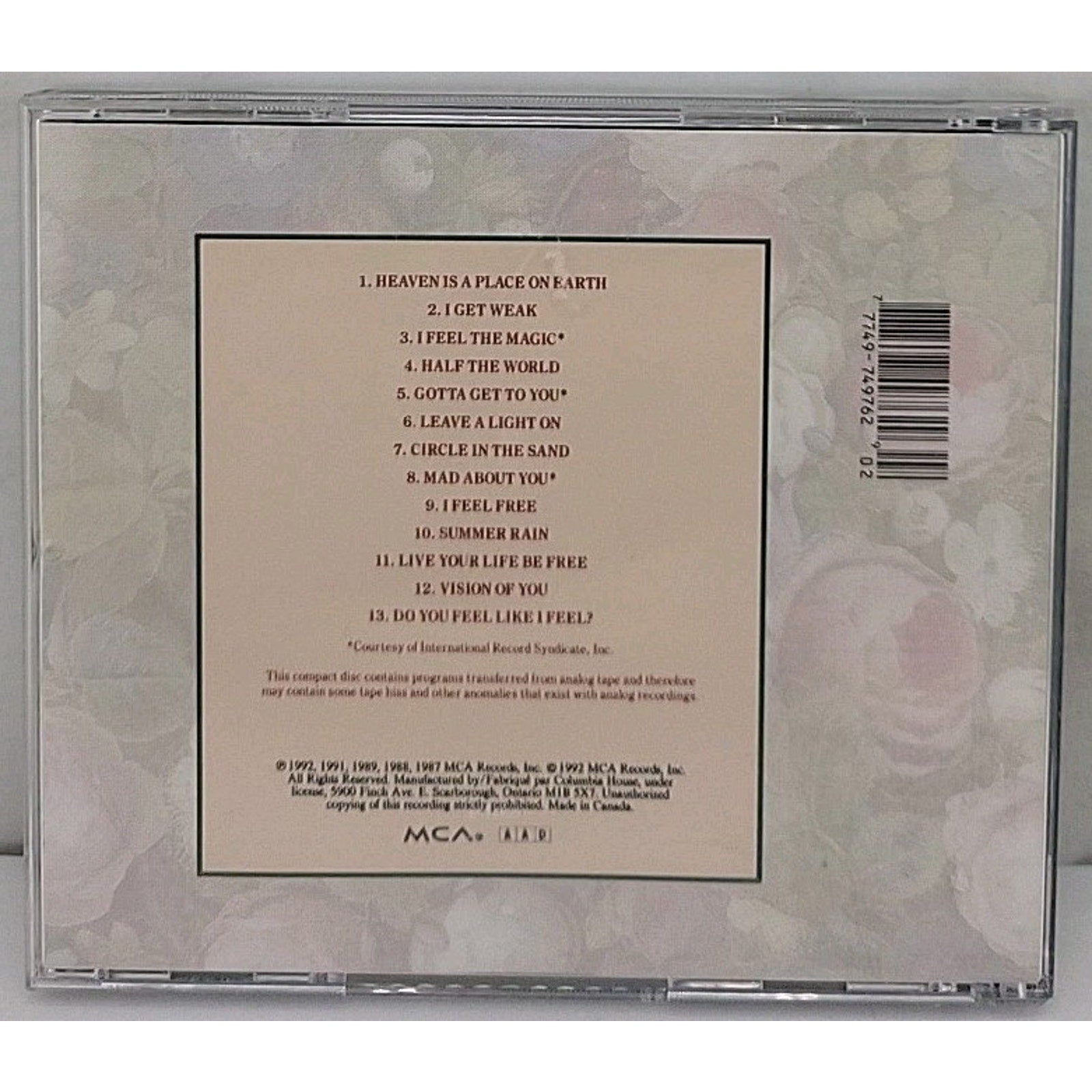 Greatest Hits by Carlisle, Belinda (CD, 1992)