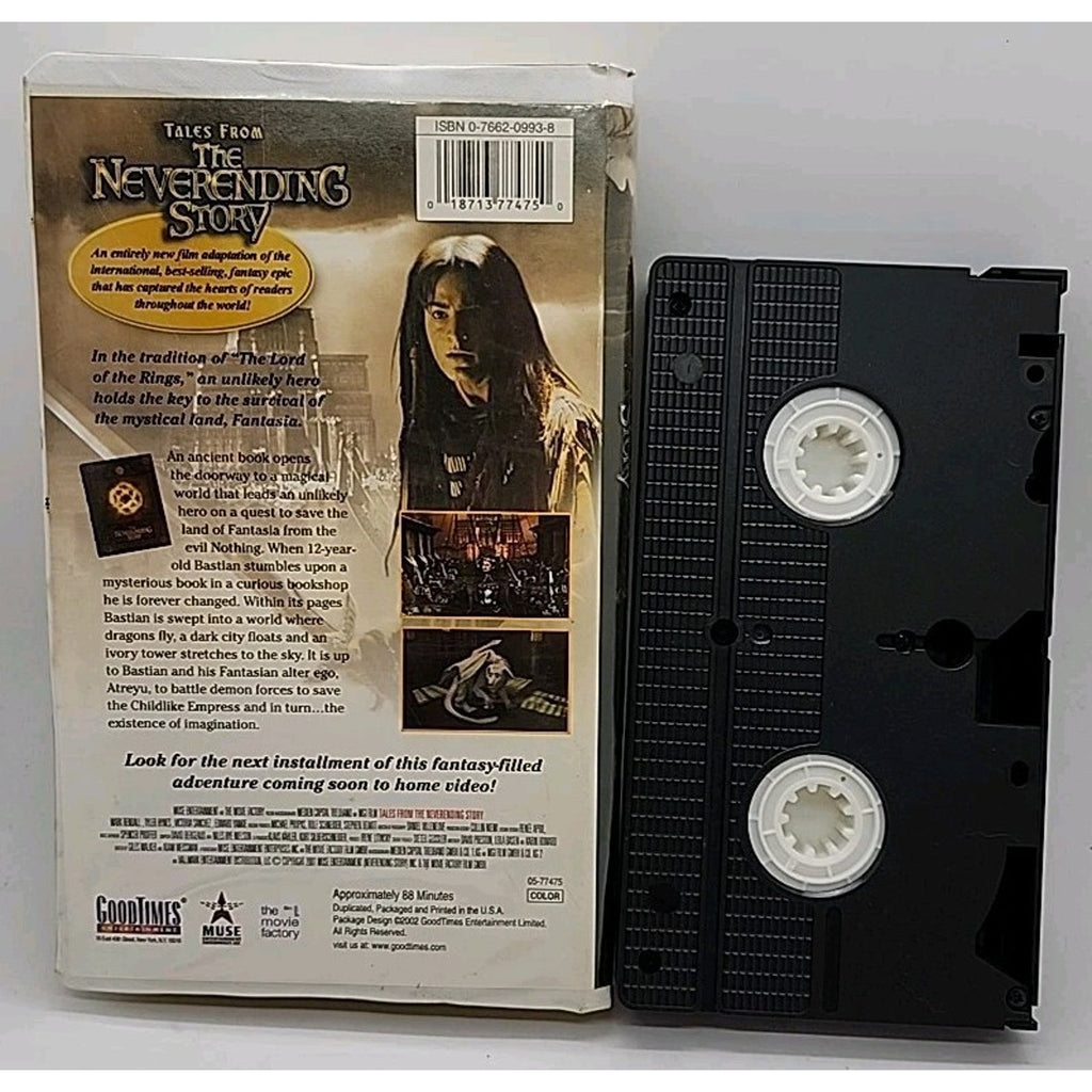 Tales from the Neverending Story - The Beginning (VHS, 2002, Clam Shell)