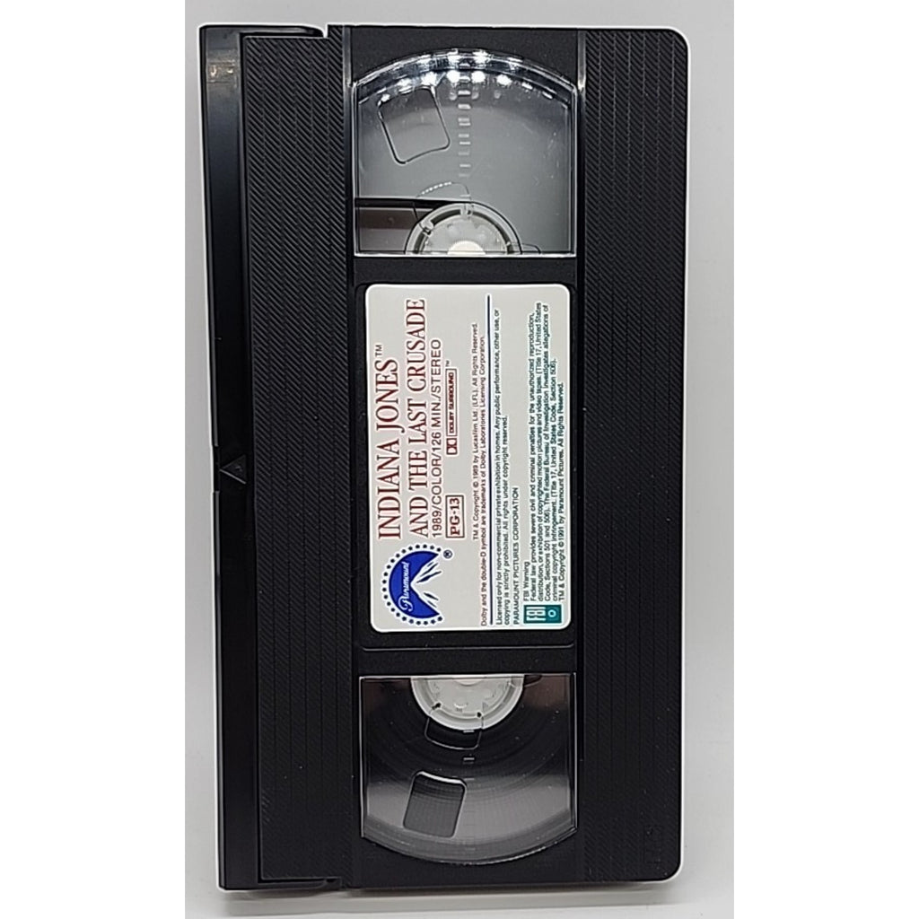 Indiana Jones & the Last Crusade (VHS, 1989)
