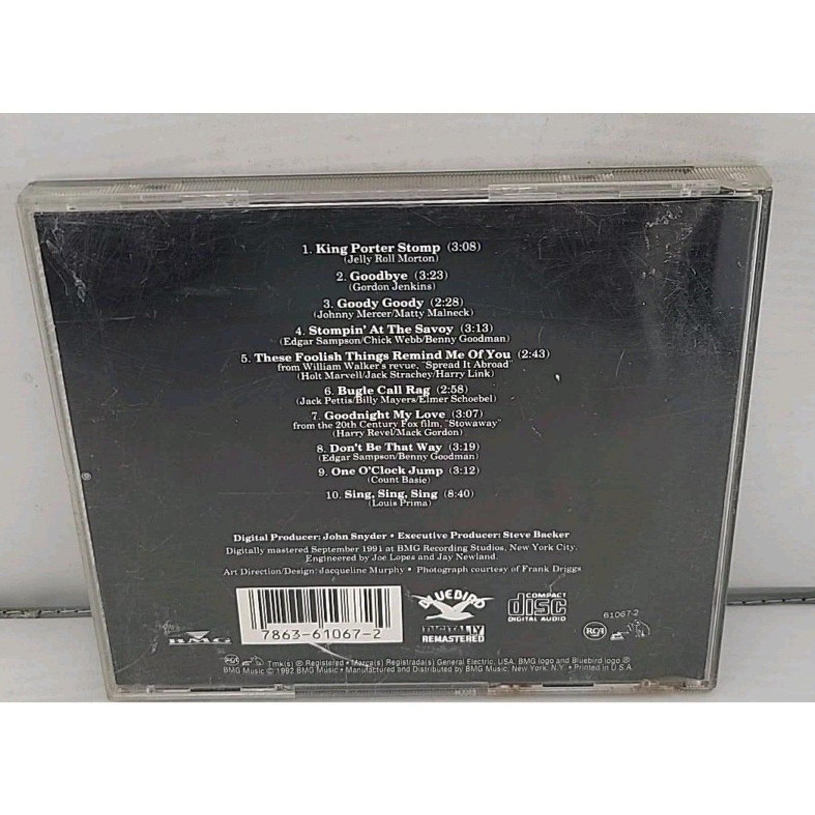 Stompin' at the Savoy by Benny Goodman (CD, 1992)