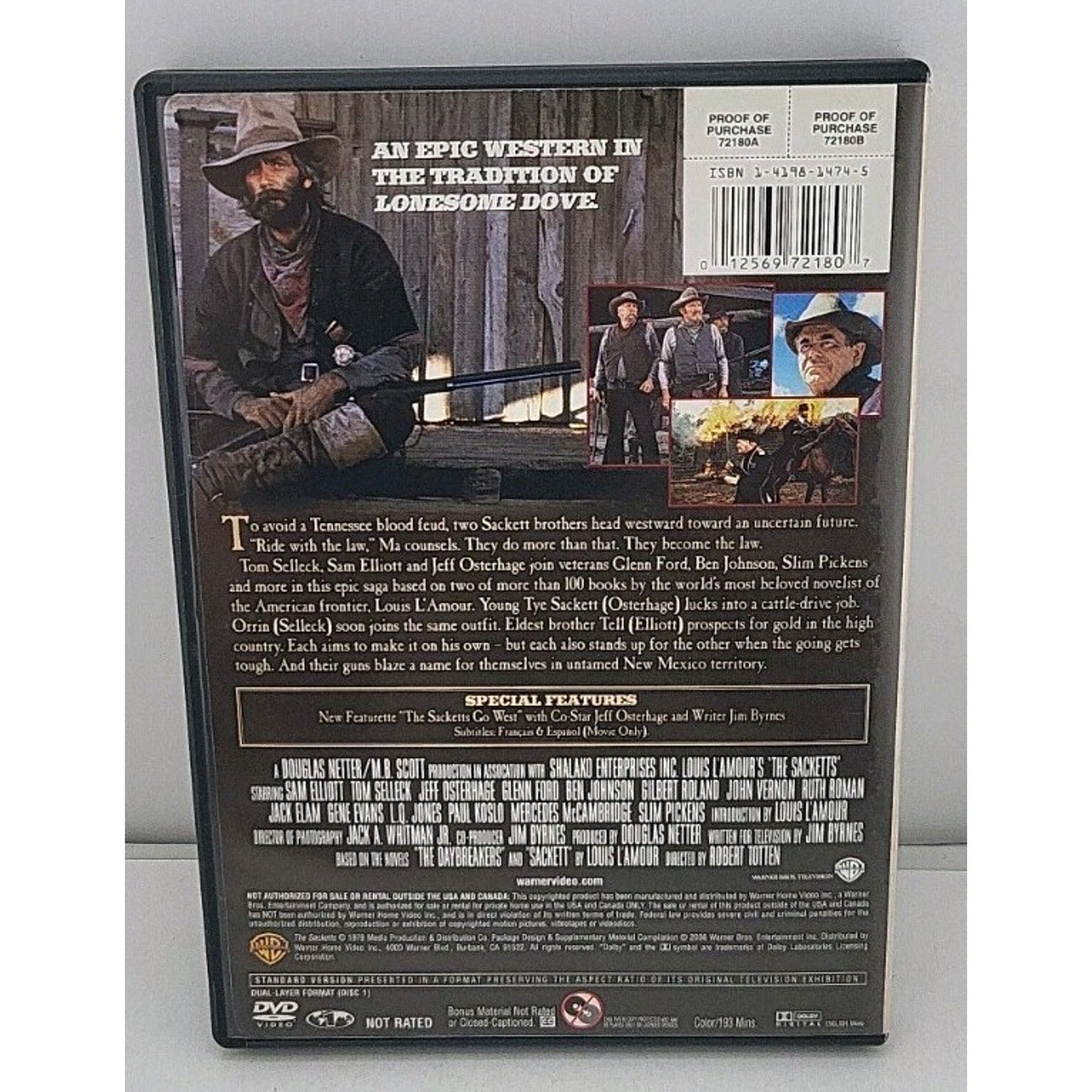 The Sacketts (DVD, 1979)