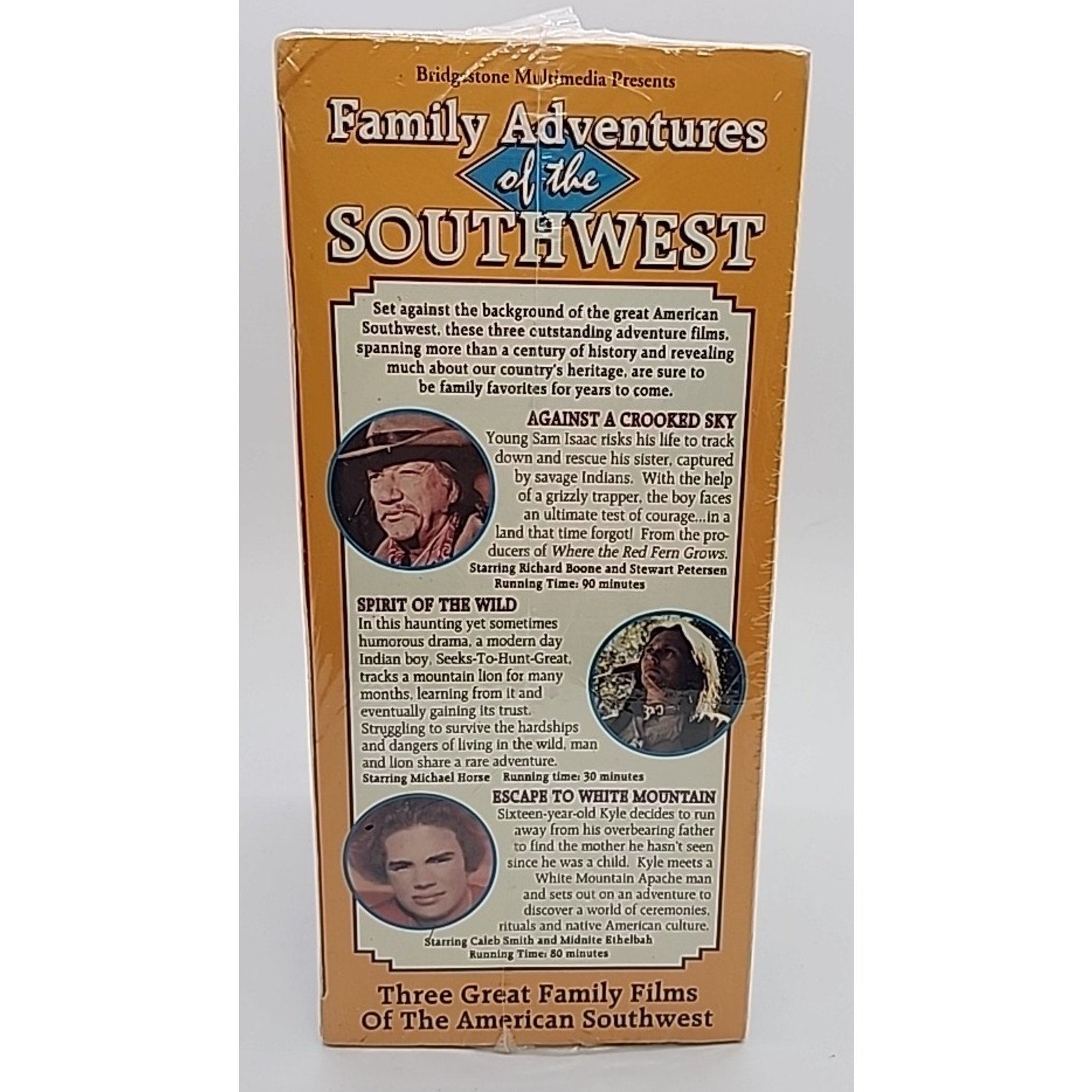 Family Adventures of the Southwest (VHS) 3 Movie Set *Brand New*