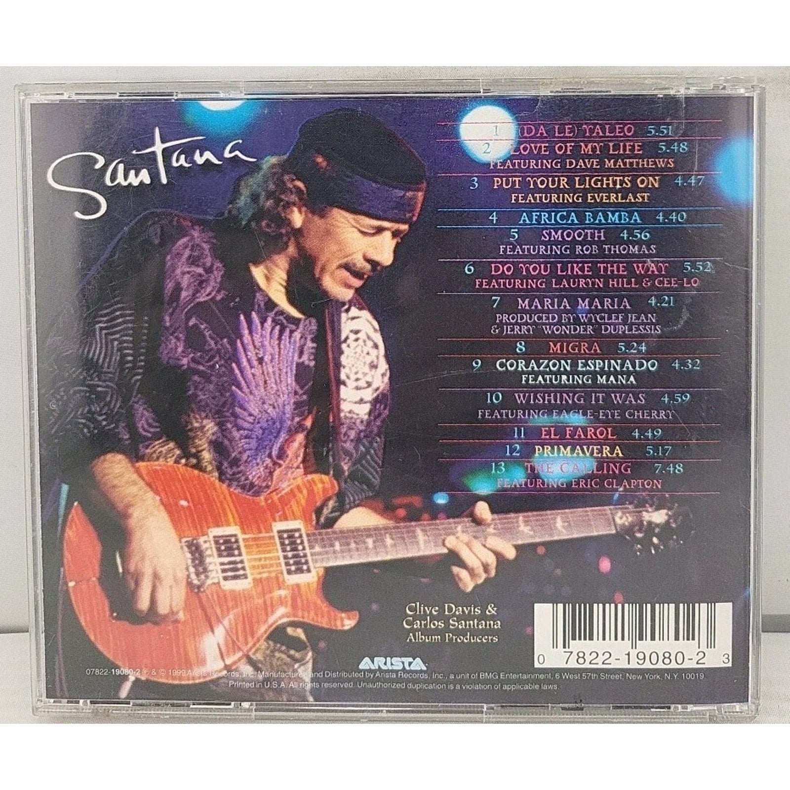 Supernatural by Santana (CD, 1999)
