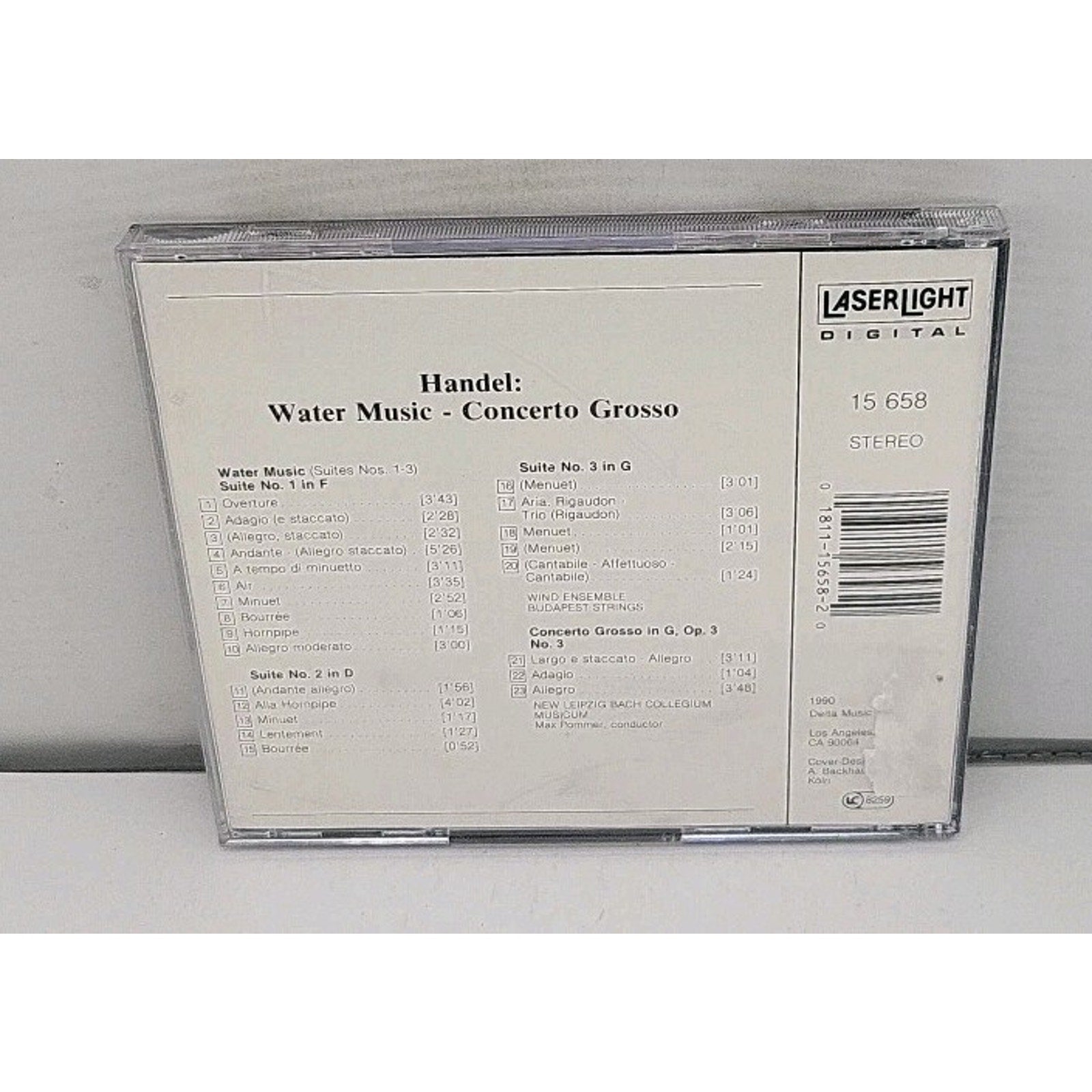 Water Music/Con Grosso by Les Lunes Du Cousin Jacques (CD, 1990)