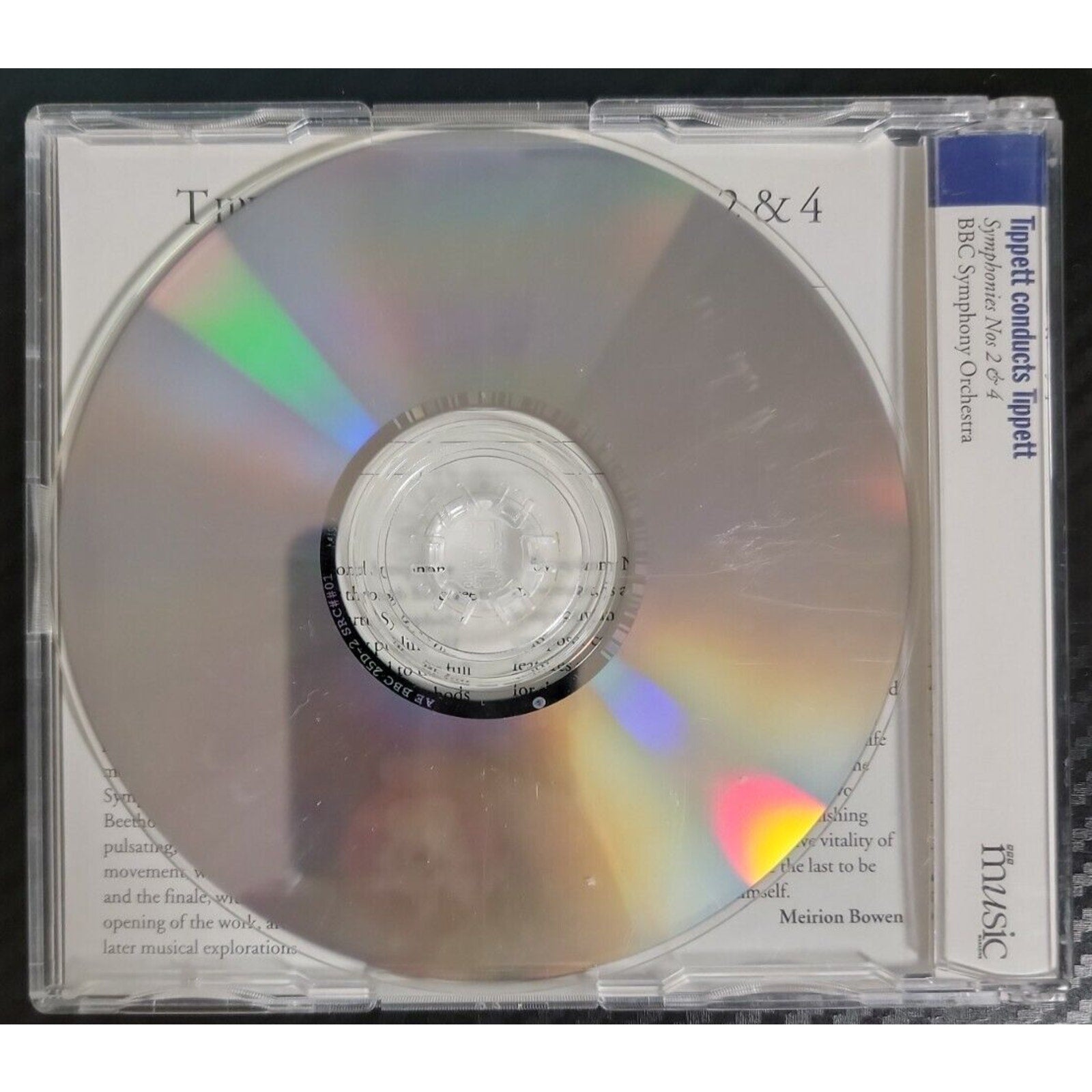 BBC Music Volume III Number 6 (CD) Tippett conducts Tippett