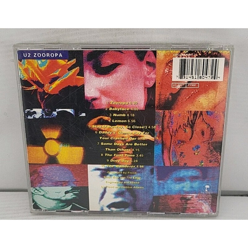 Zooropa by U2 (CD, 1993)