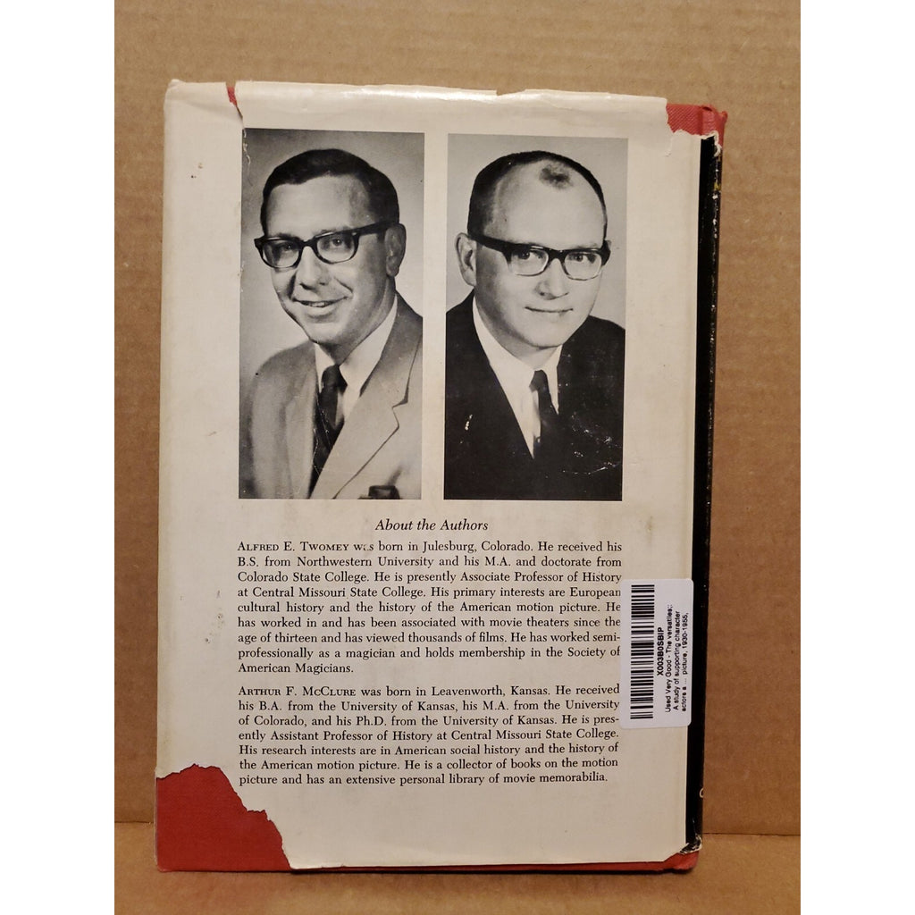 The Versatiles: Supporting Character Players in the Cinema 1930-1955