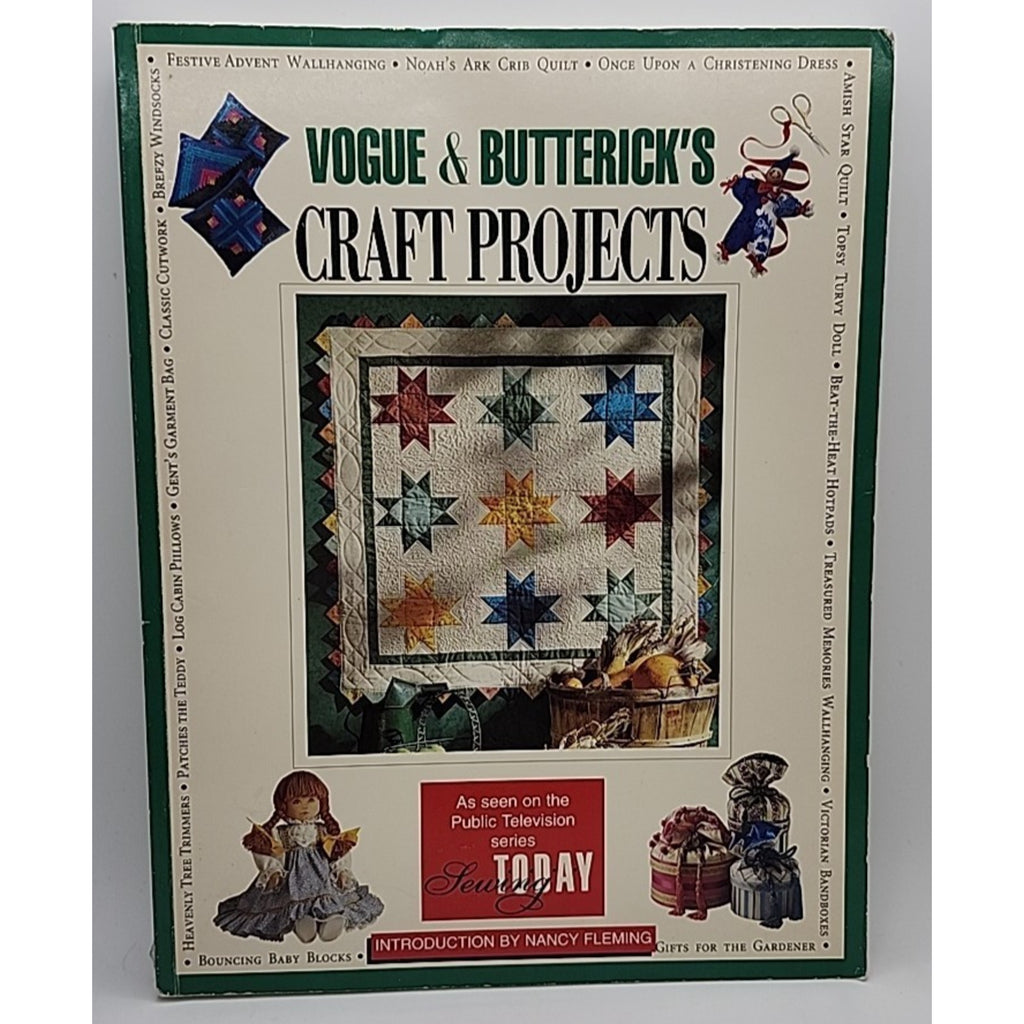 Vogue and Butterick's Craft Project by Nancy Fleming (1994, Trade Paperback)
