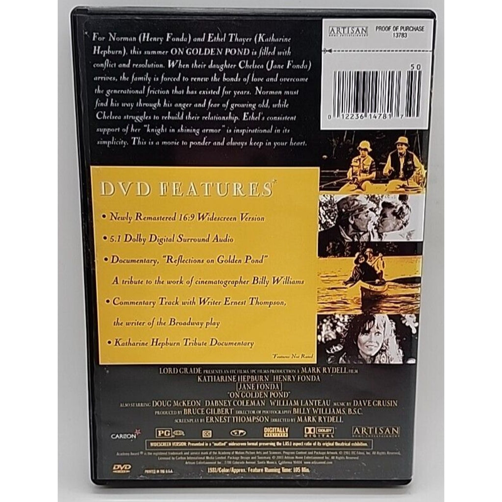 On Golden Pond (DVD, 1981)