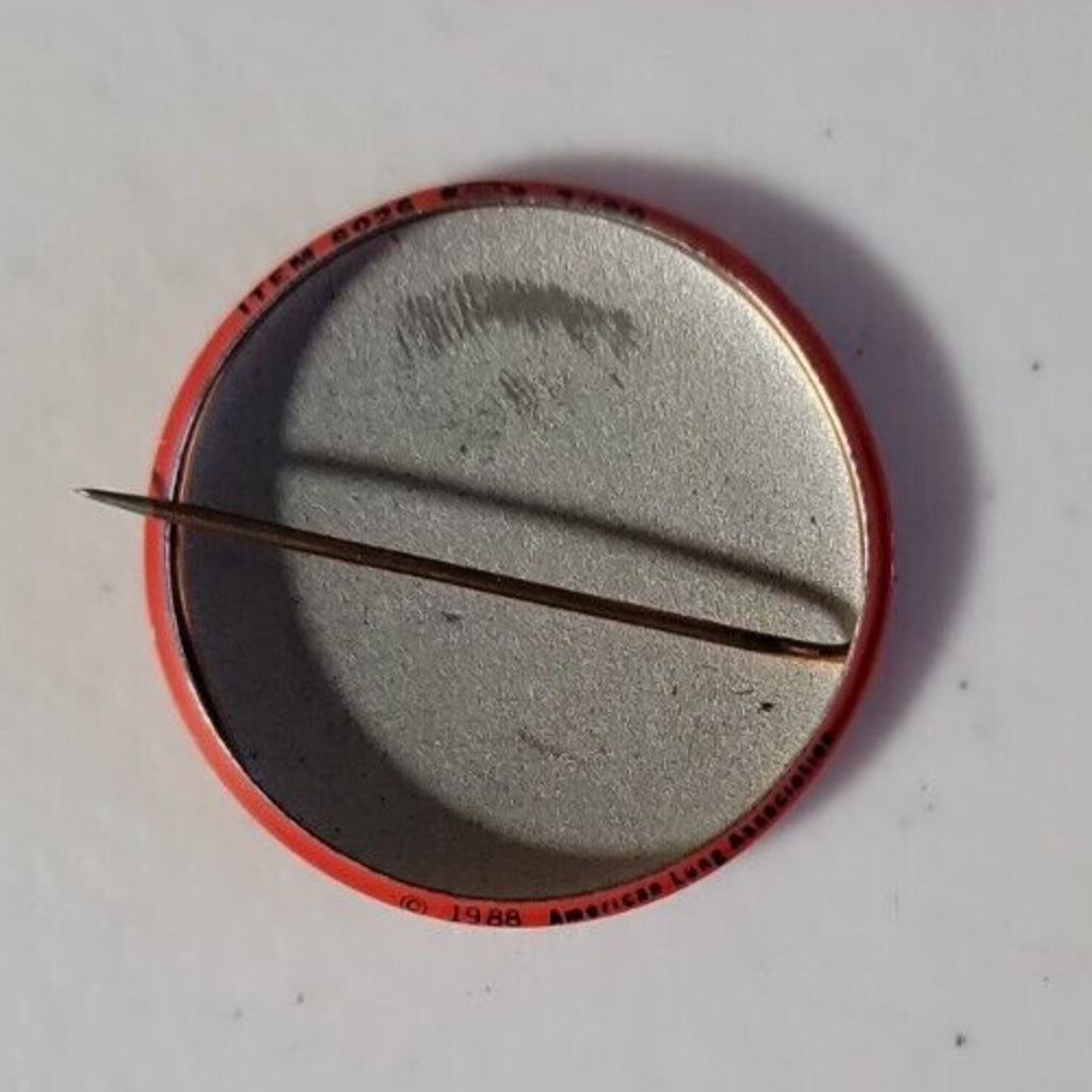 American Lung Association Your Smoking Hurts My Lungs Button Pin