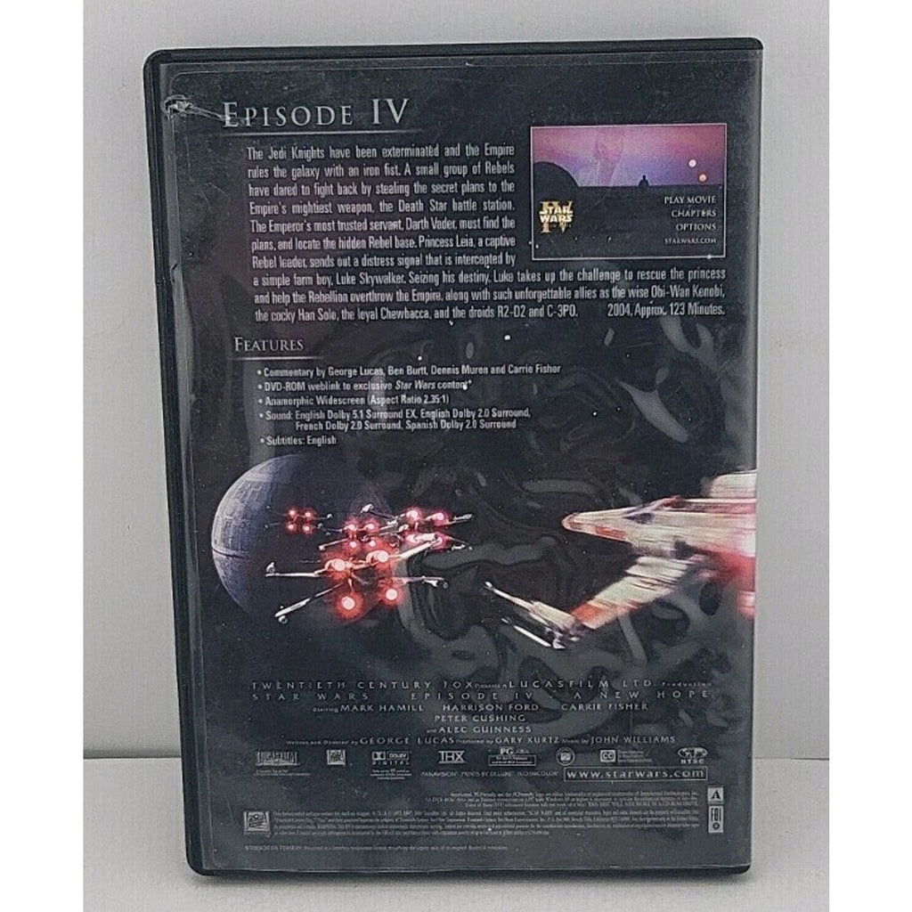 Star Wars IV A New Hope DVD