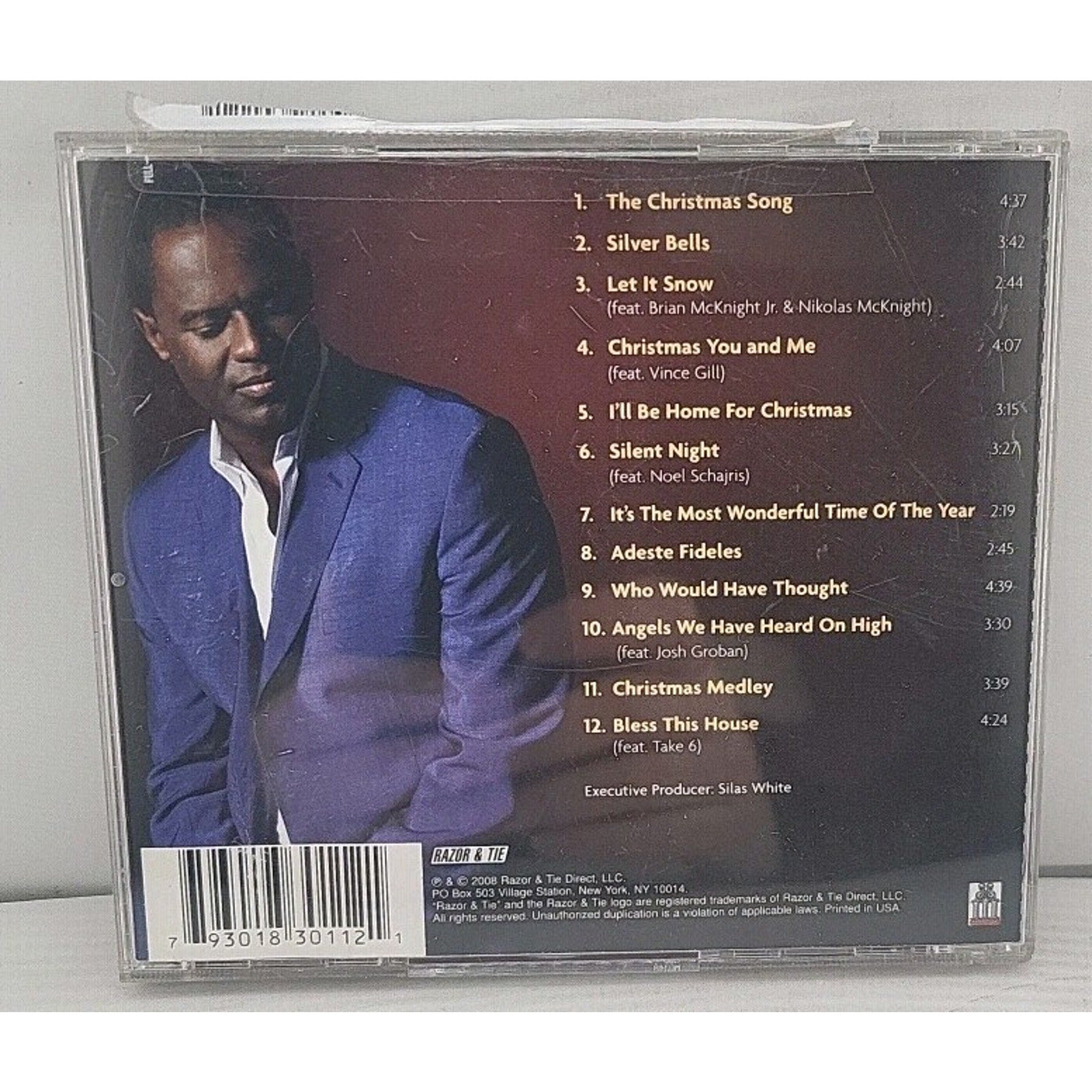 I'll Be Home for Christmas by Brian McKnight (CD, 2008) *Signed*