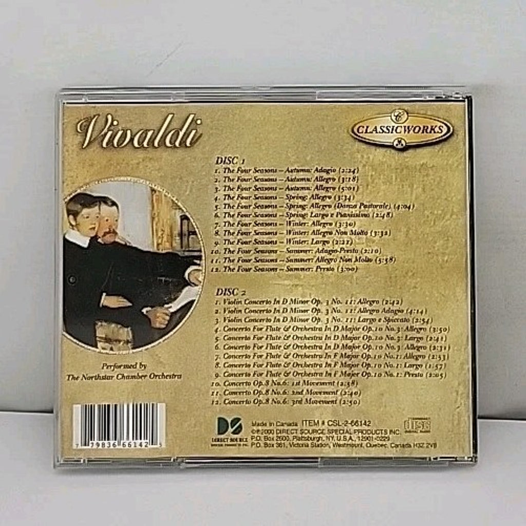 Classicworks by A. Vivaldi (2 CD Set, 2000)