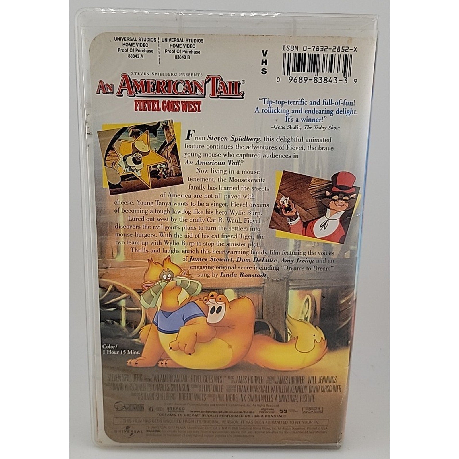 American Tail, An - Fievel Goes West (VHS, 2001)