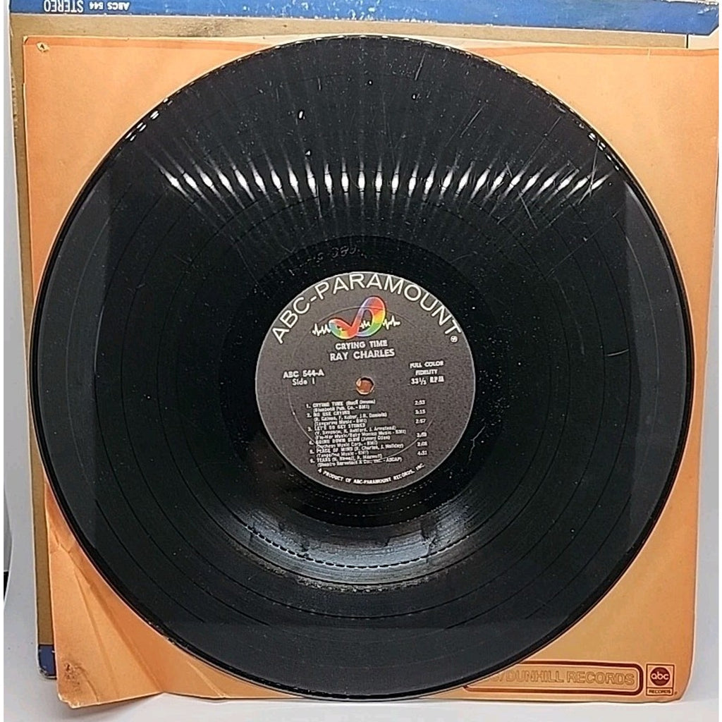 Ray Charles Crying Time Classic Soul & Blues Album ABC #544 Stereo