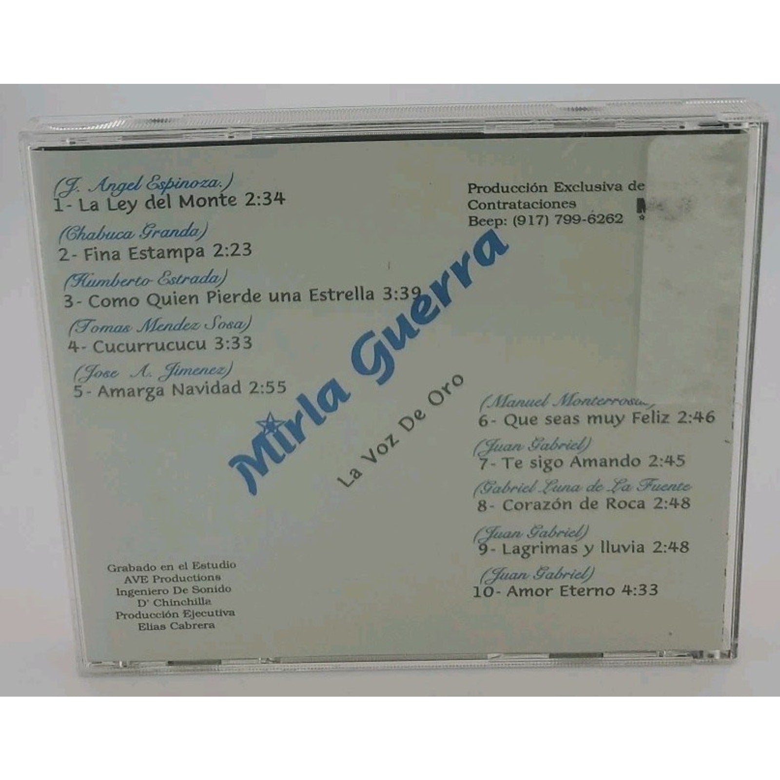 Mirla Guerra La Voz De Oro CD