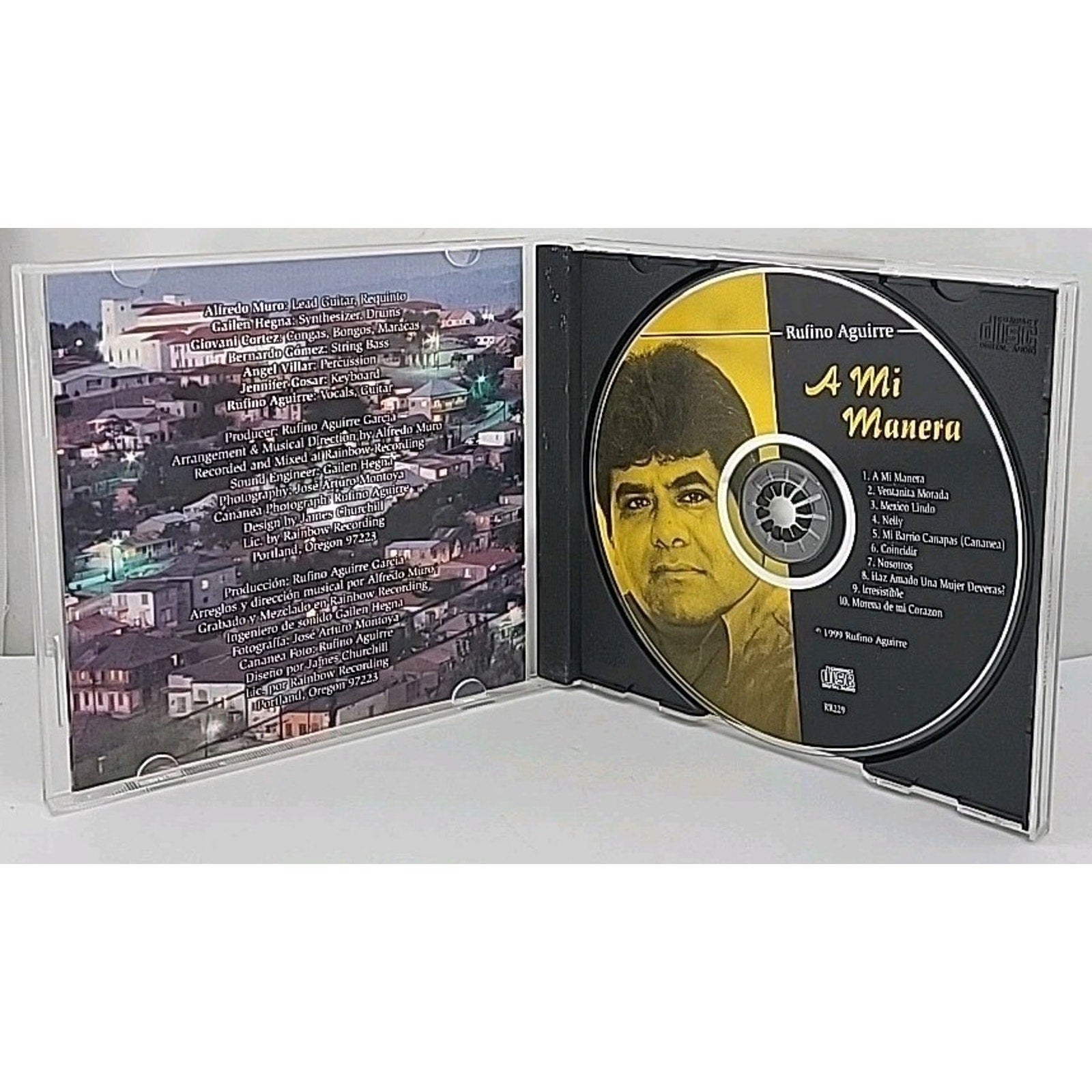 Rufino Aguirre A Mi Manera CD Latin Spanish Mi Barrio Canapas Nelly