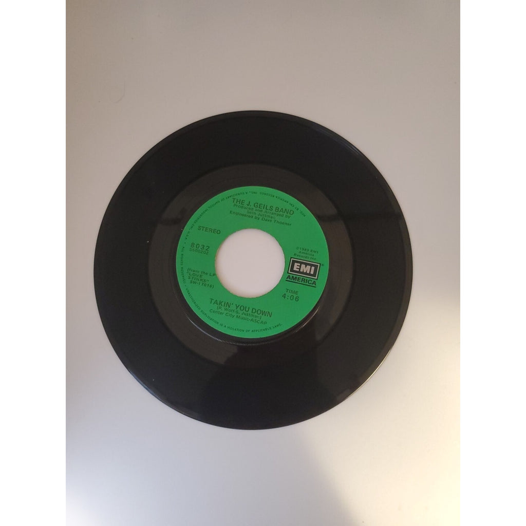 The J. Geils Band - Takin' You Down & Come Back (Record)