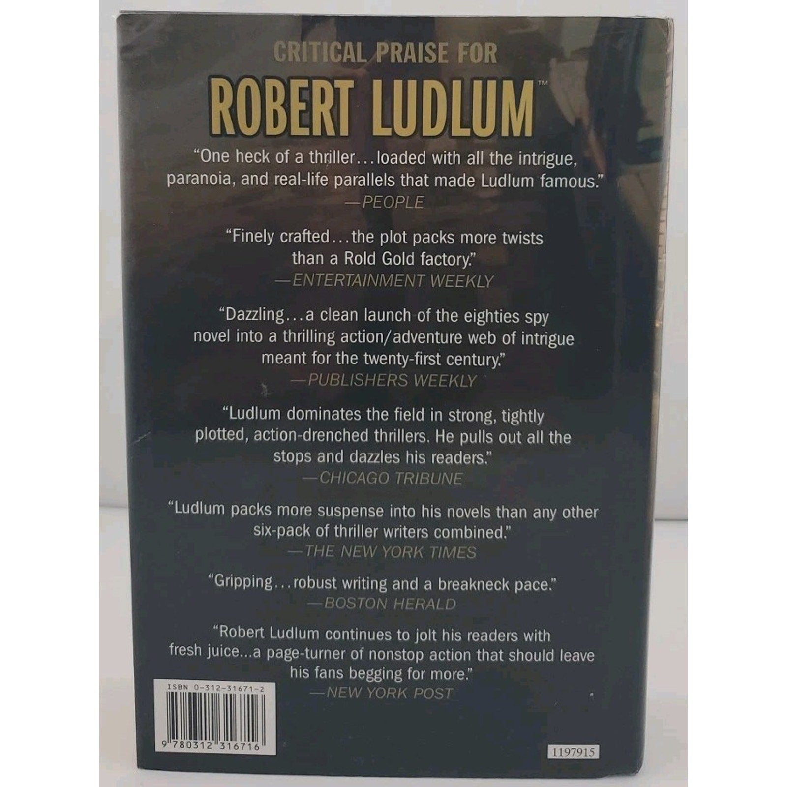Ambler Warning by Robert Ludlum (2005, Hardcover)