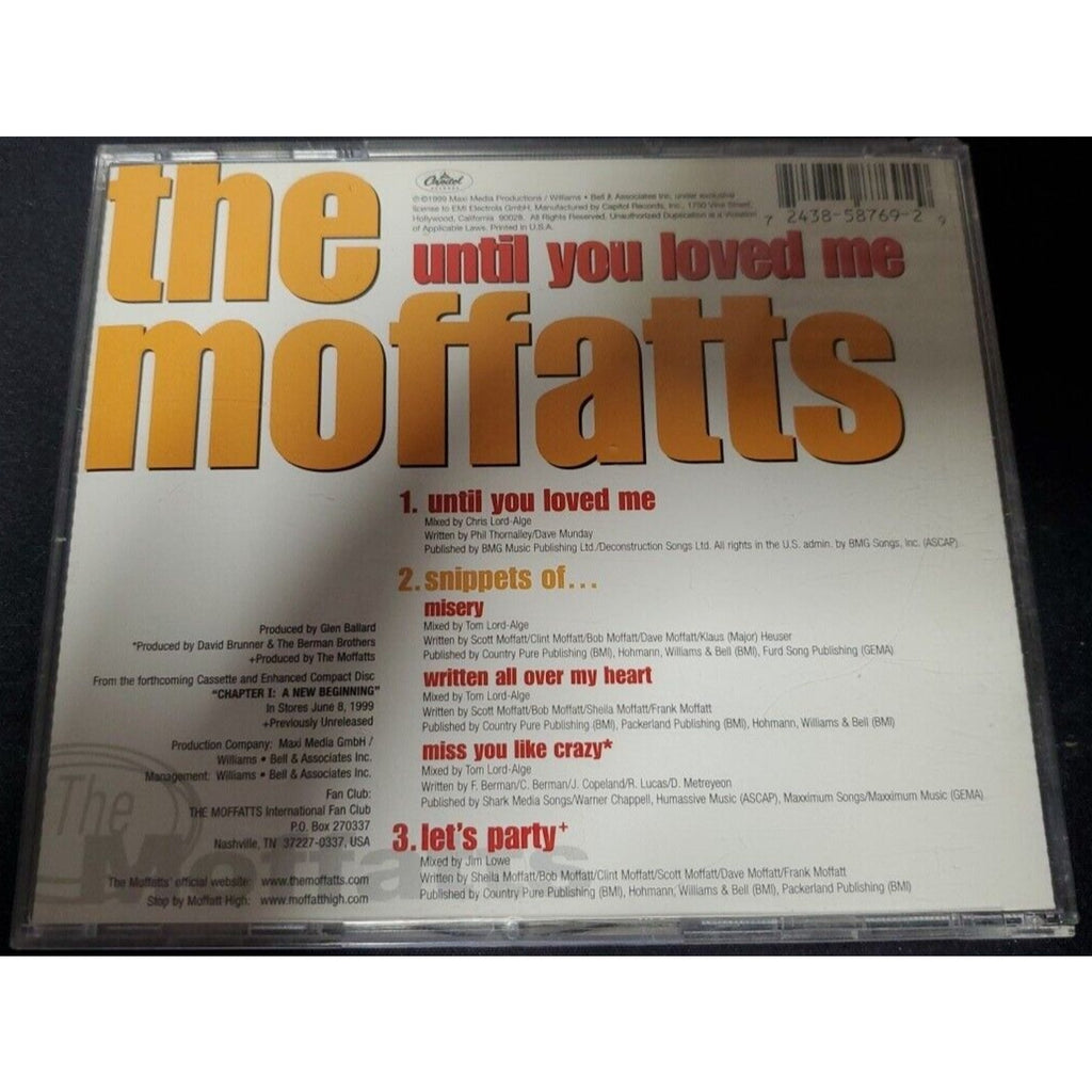 Until You Loved Me by The Moffatts (CD, Remainder, Single, 1999)