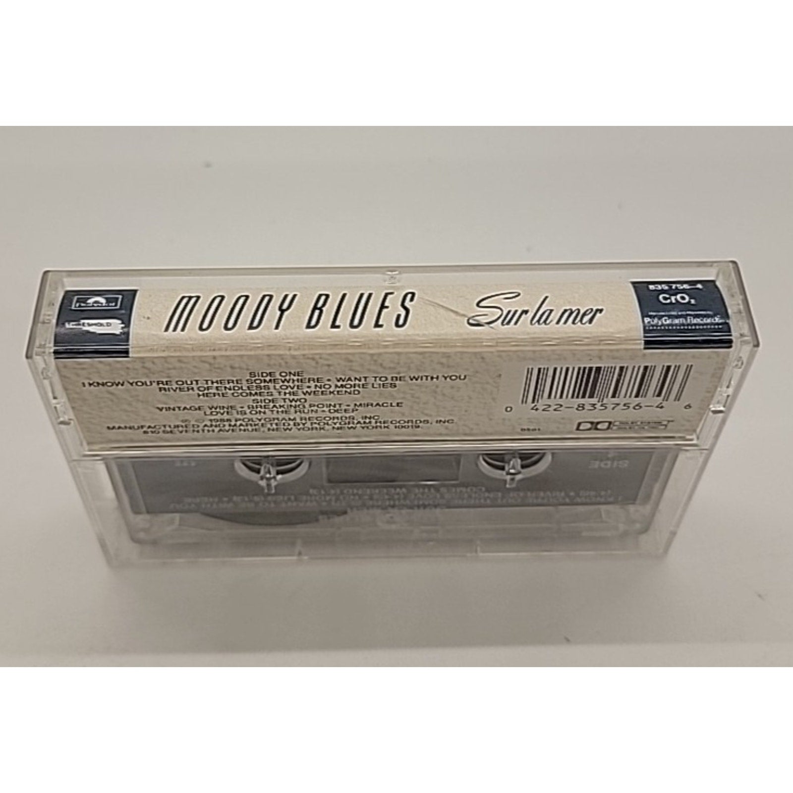 Sur La Mer by The Moody Blues (Cassette, Jun-1988, Polydor)