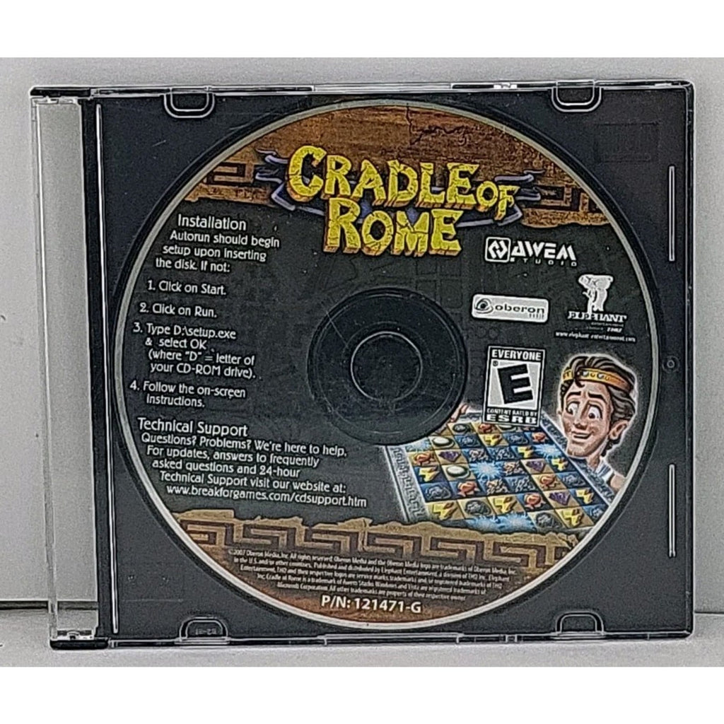 Cradle of Rome (PC, 2007) *Disc Only*